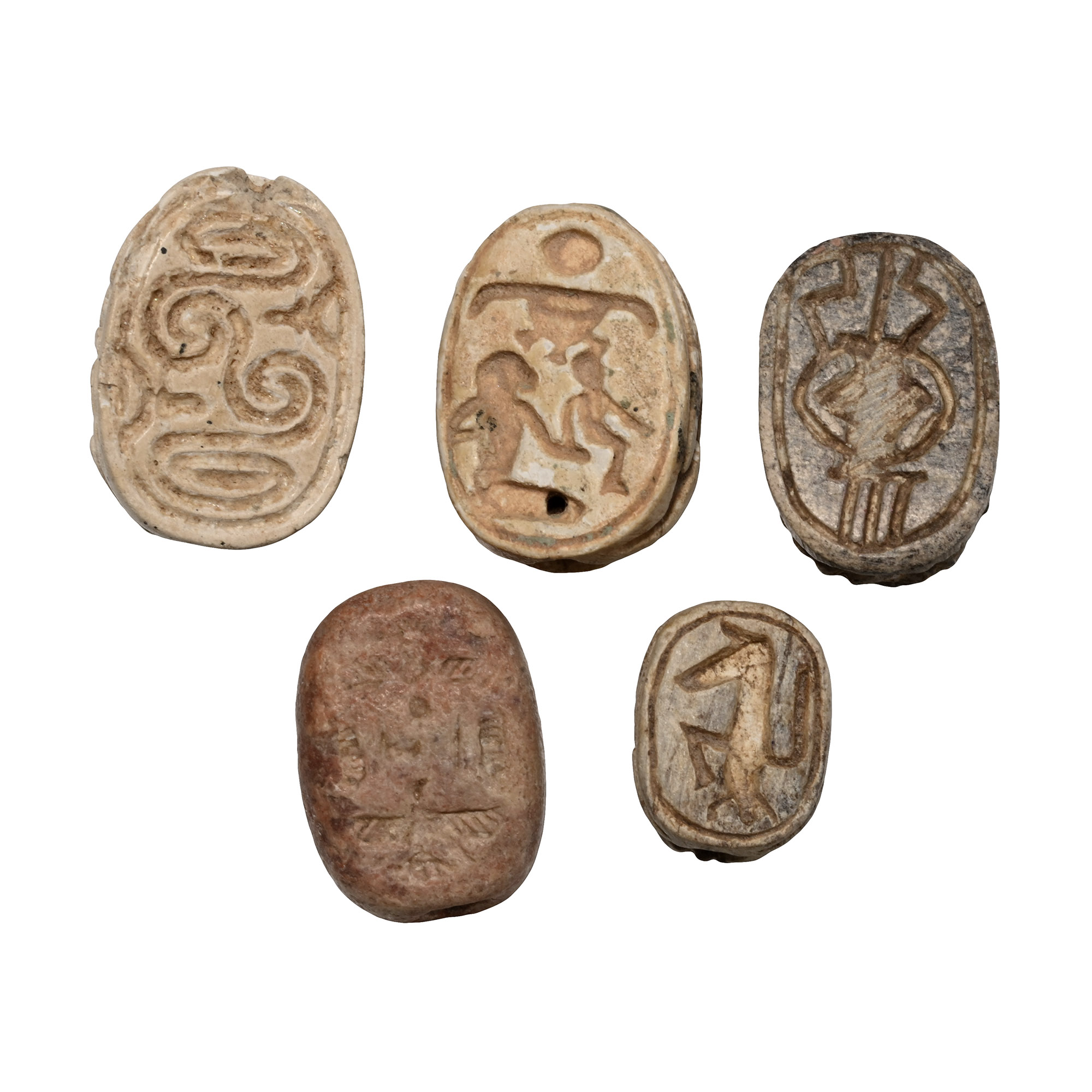 Egyptian and Phoenician Stone Scarab Group