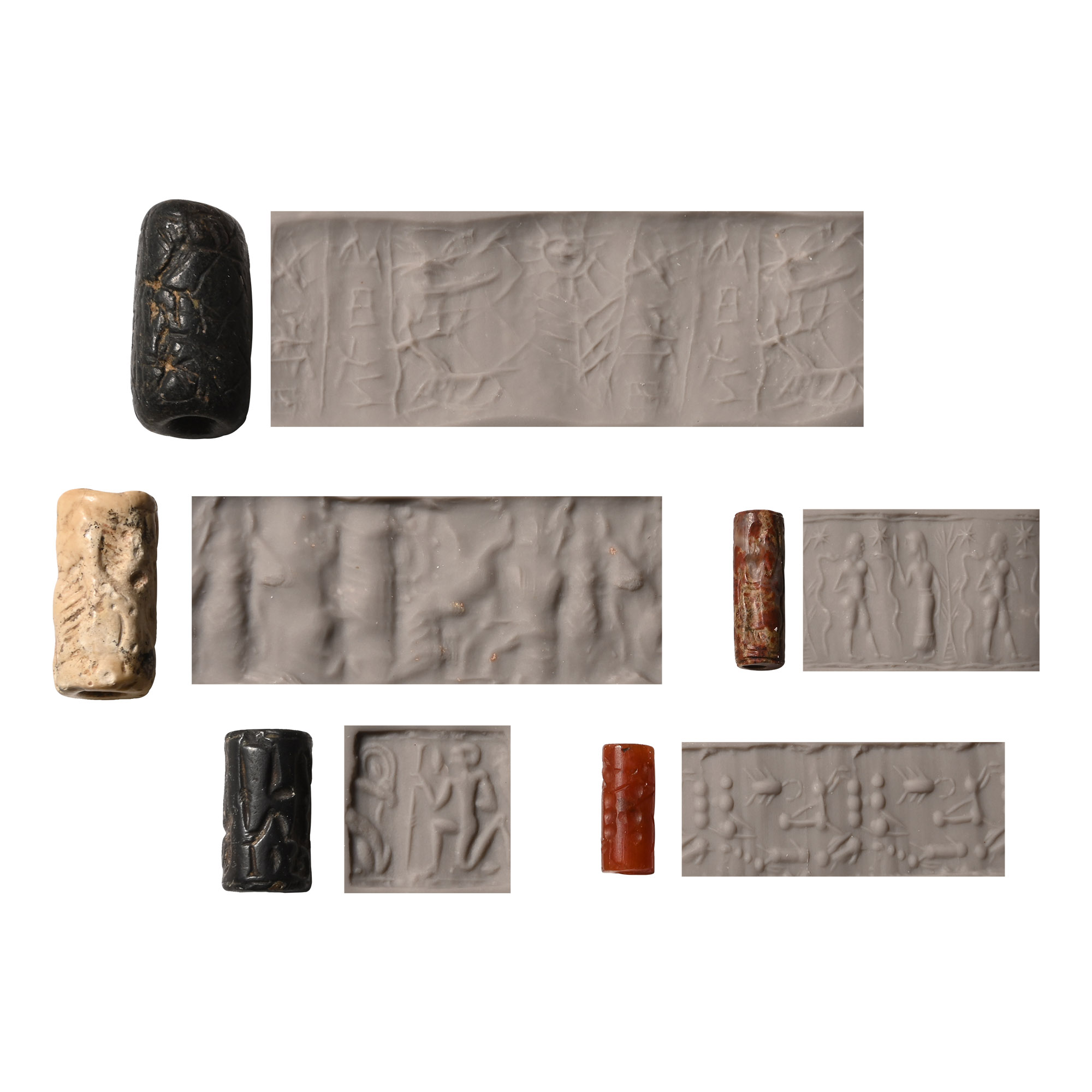Western Asiatic Stone Cylinder Seal Group