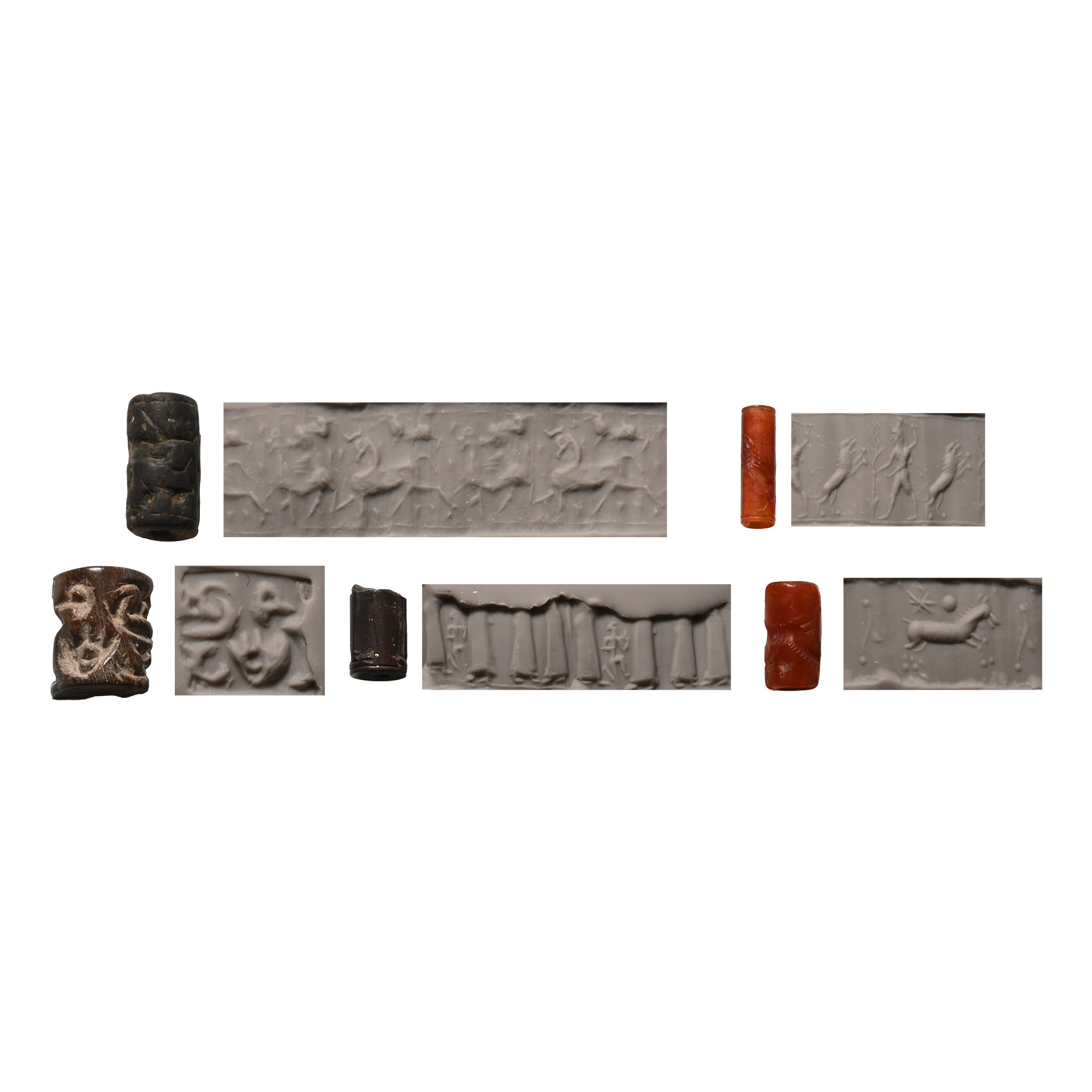 Western Asiatic Stone Cylinder Seal Group