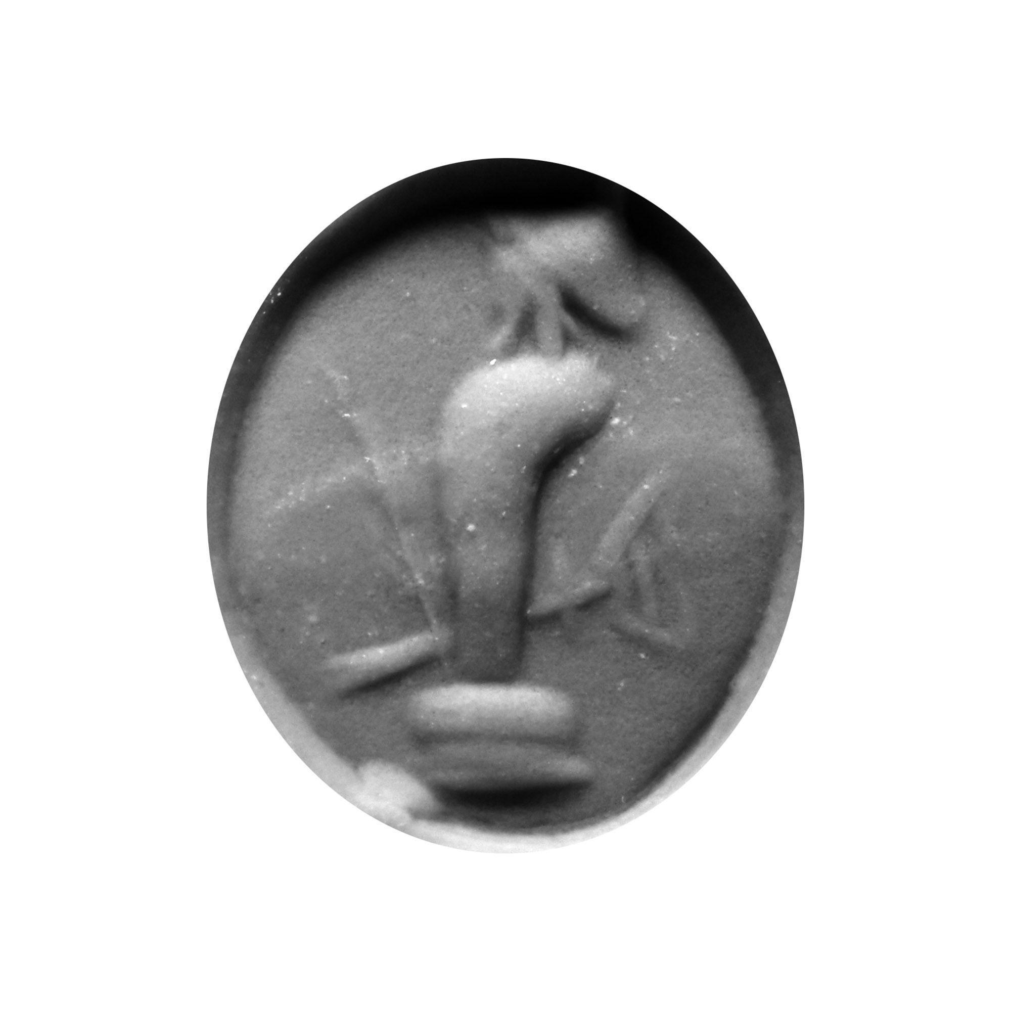Roman Carnelian Gemstone with Herm