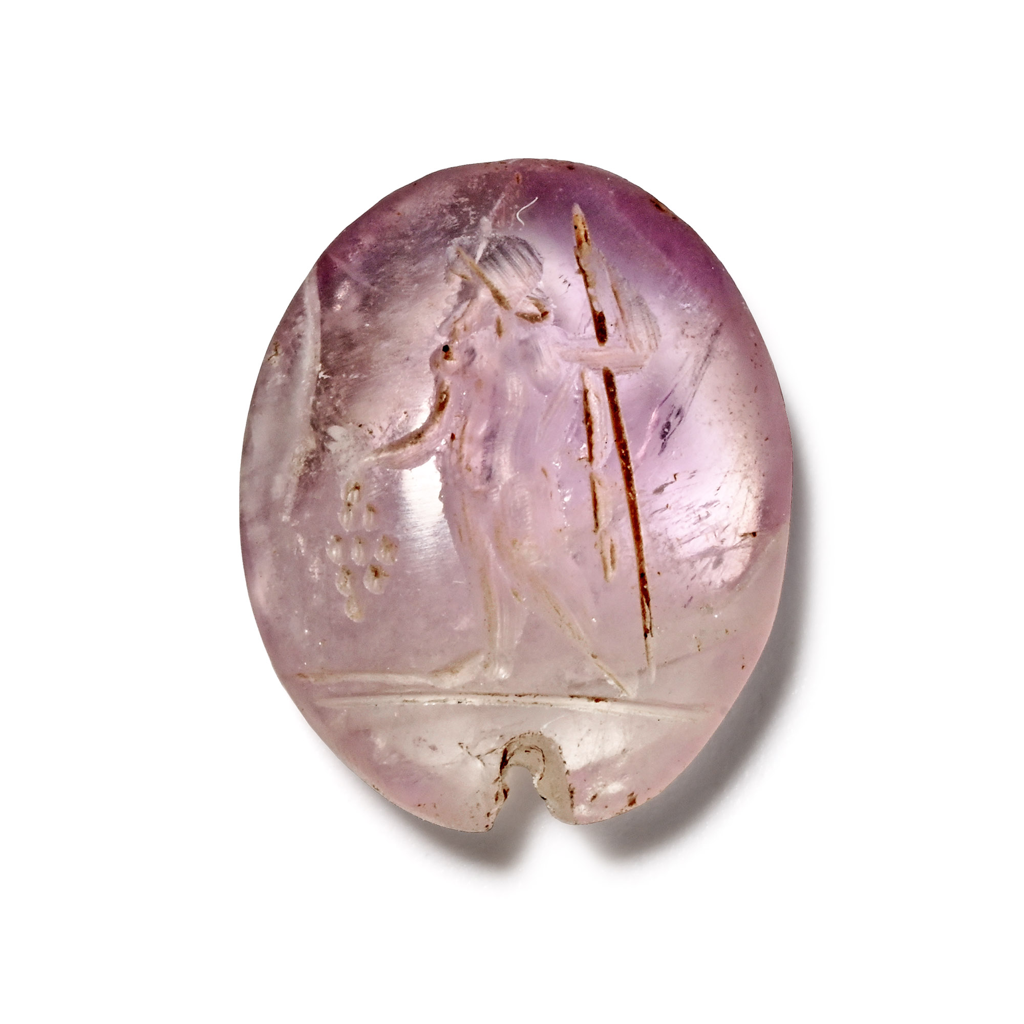 Roman Chalcedony Gemstone with Bacchus