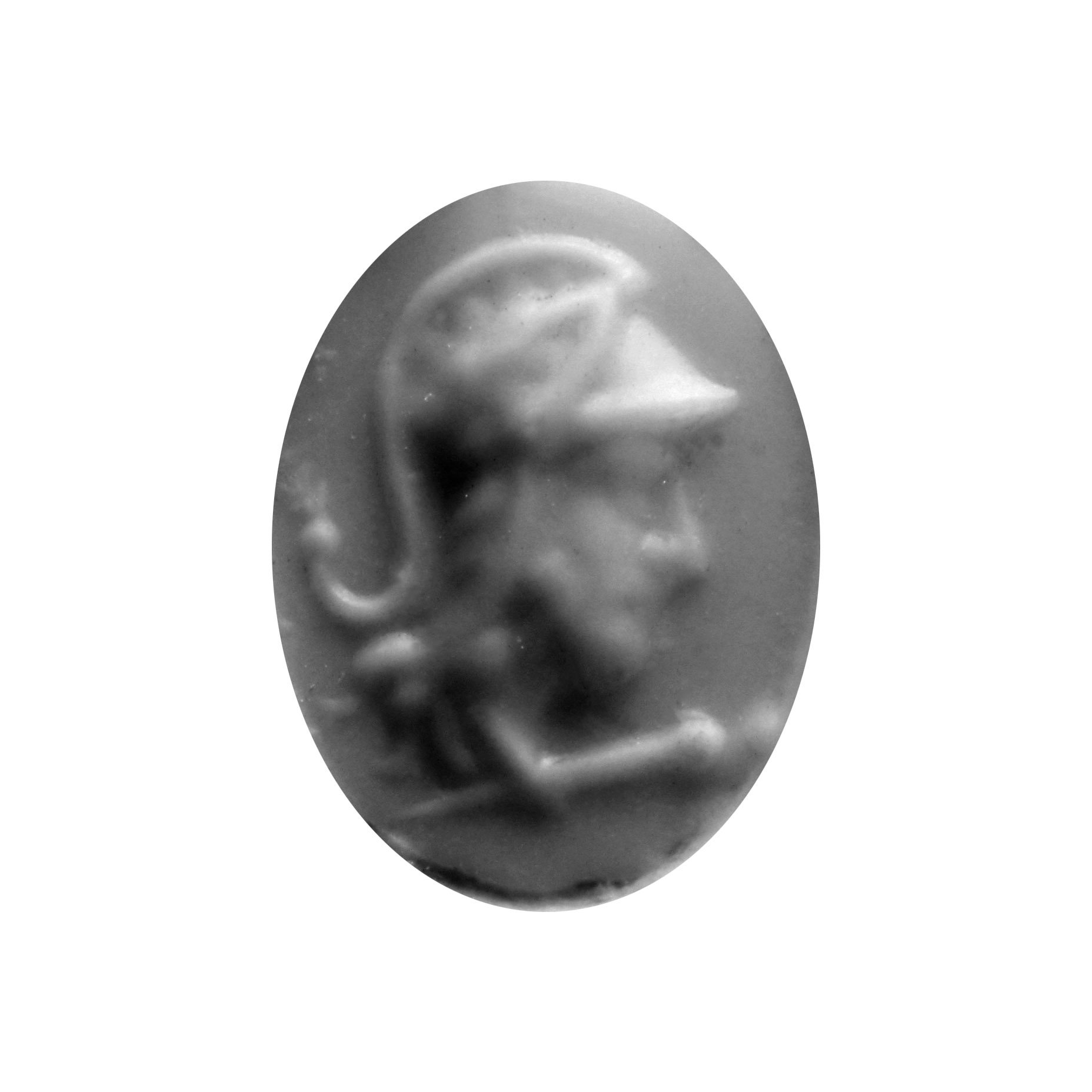 Roman Carnelian Gemstone with Bust of Minerva