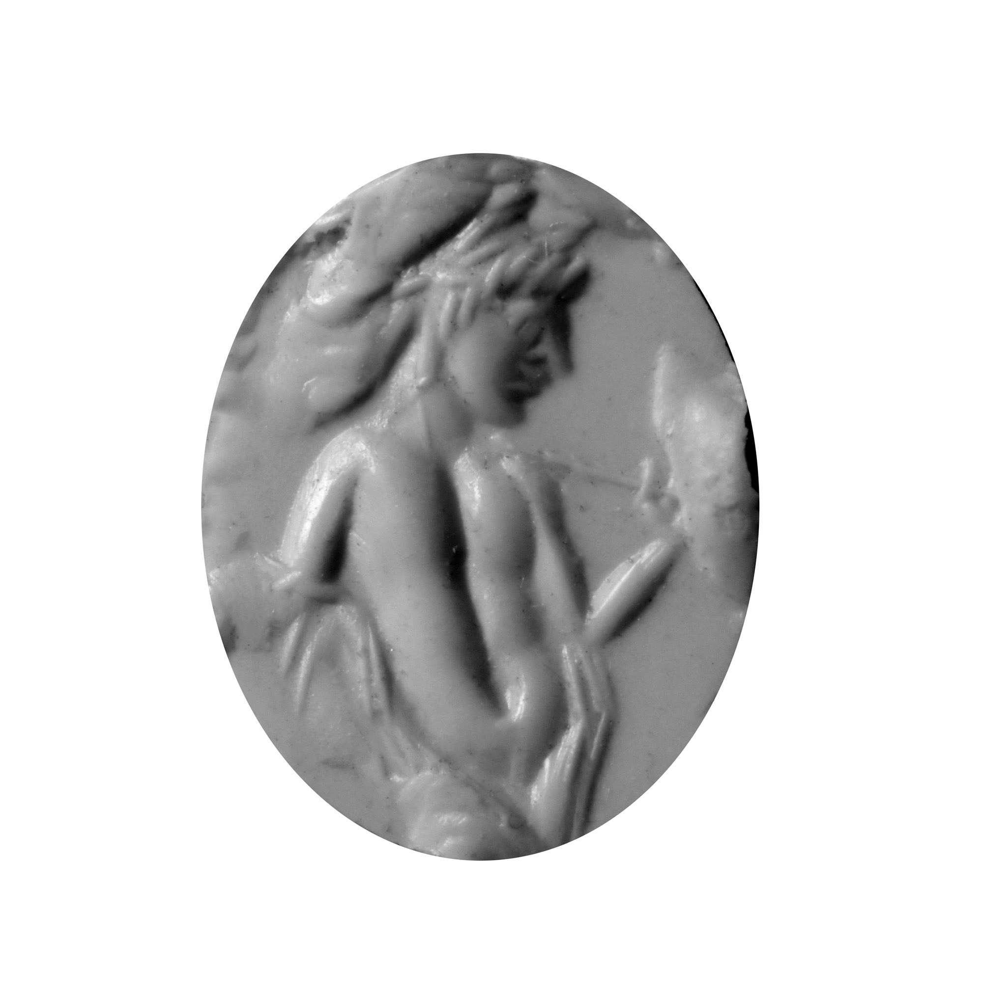 Roman Carnelian Gemstone with Dionysos