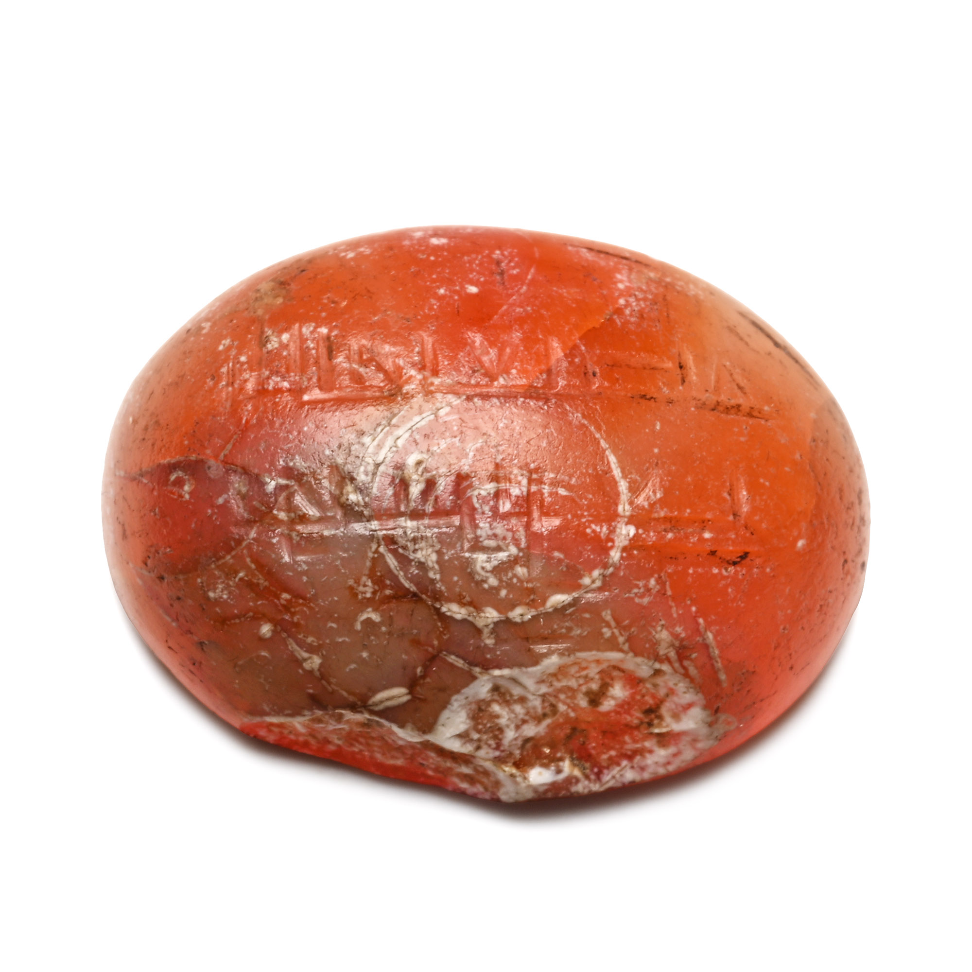 Western Asiatic Carnelian Gemstone with Calligraphic Text