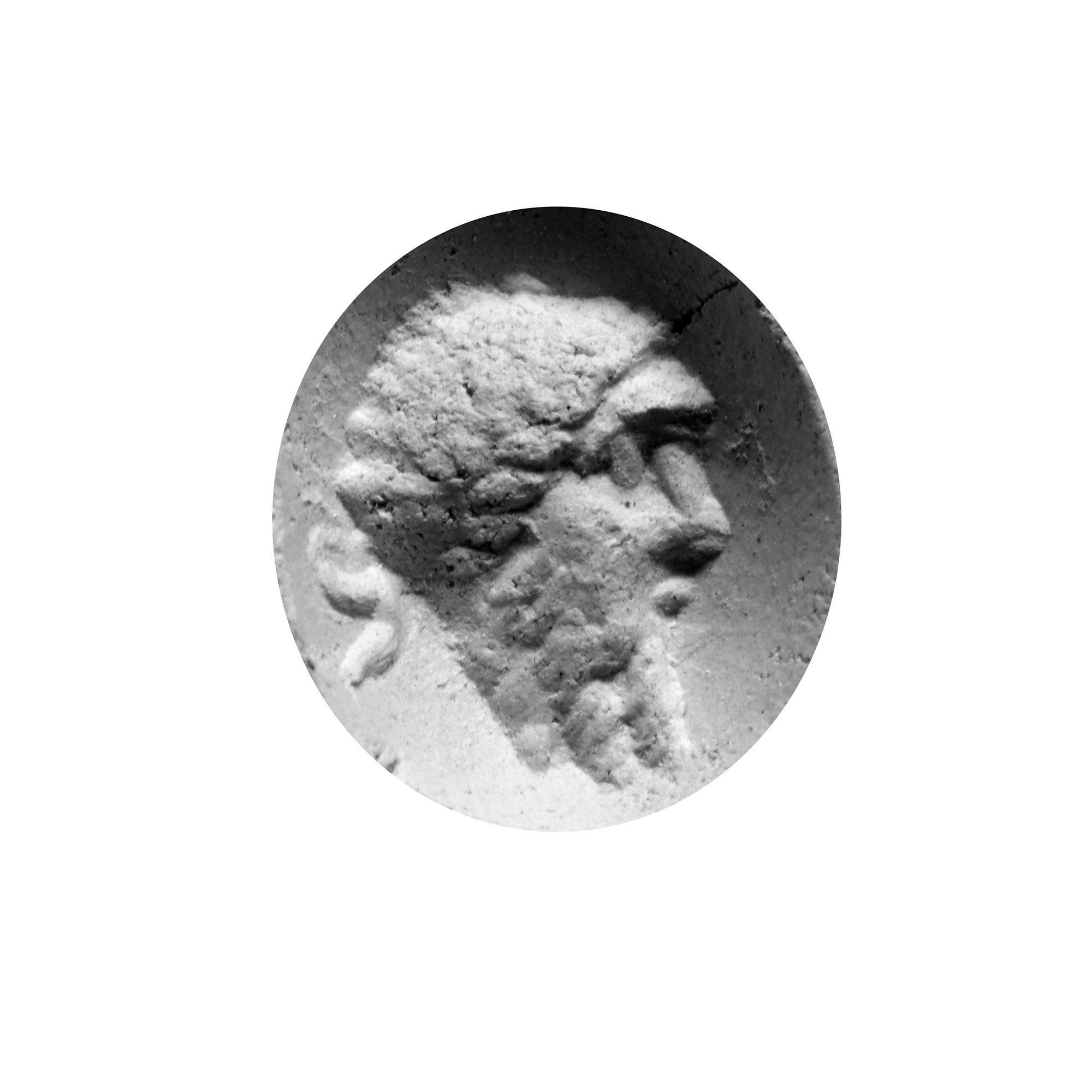 Roman Garnet Gemstone with Youthful Portrait