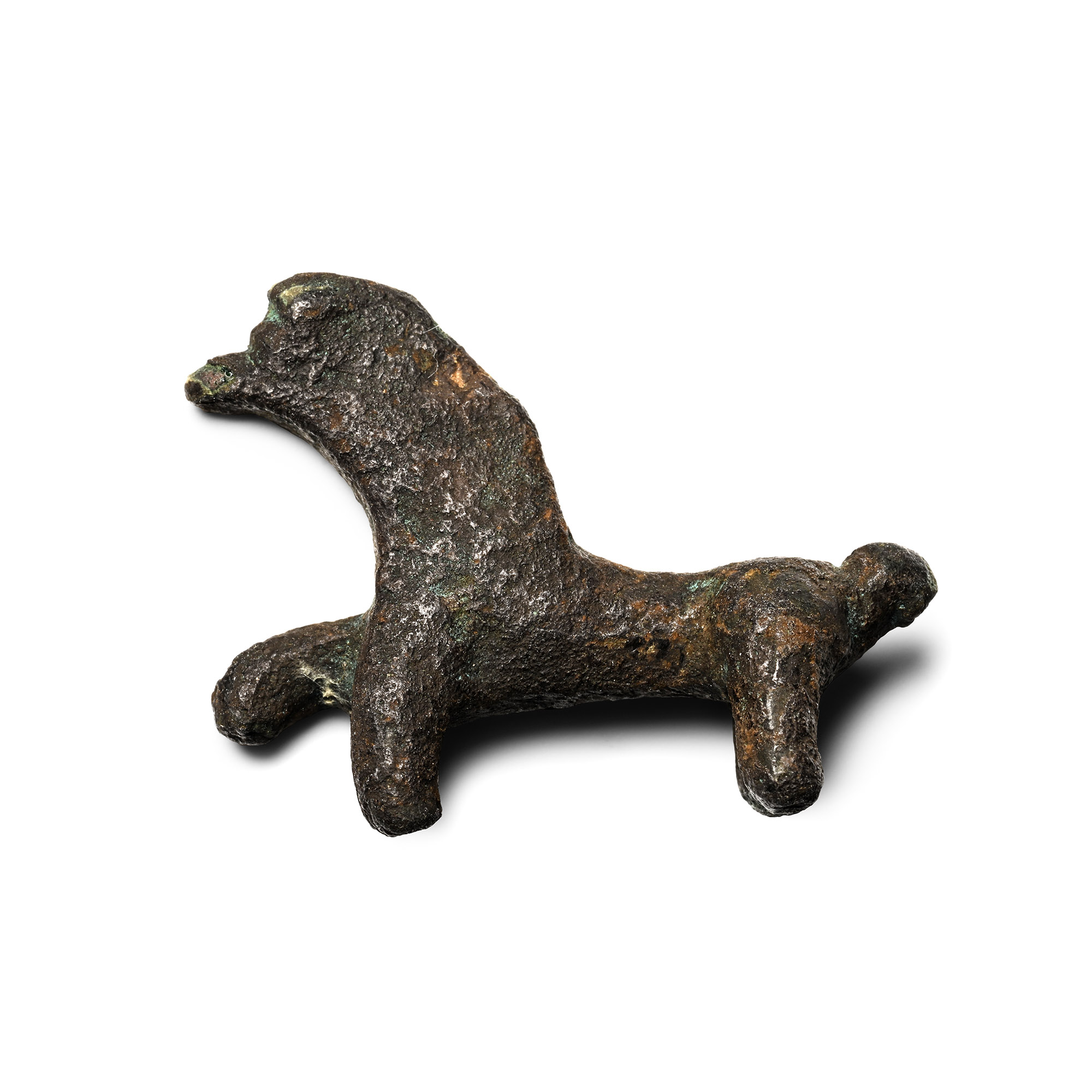 Roman Bronze Stepping Horse Statuette