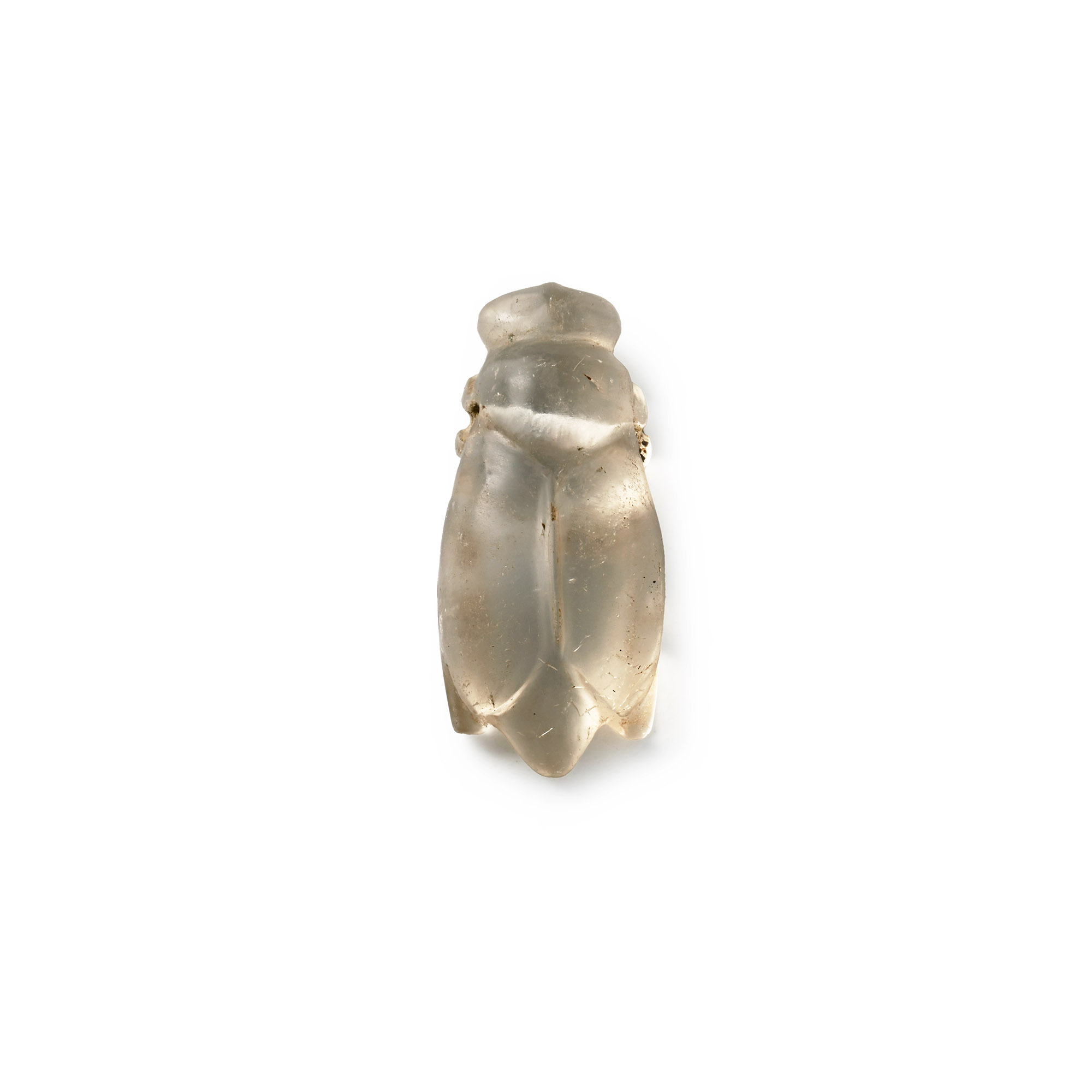 Egyptian Rock Crystal Locust Pendant