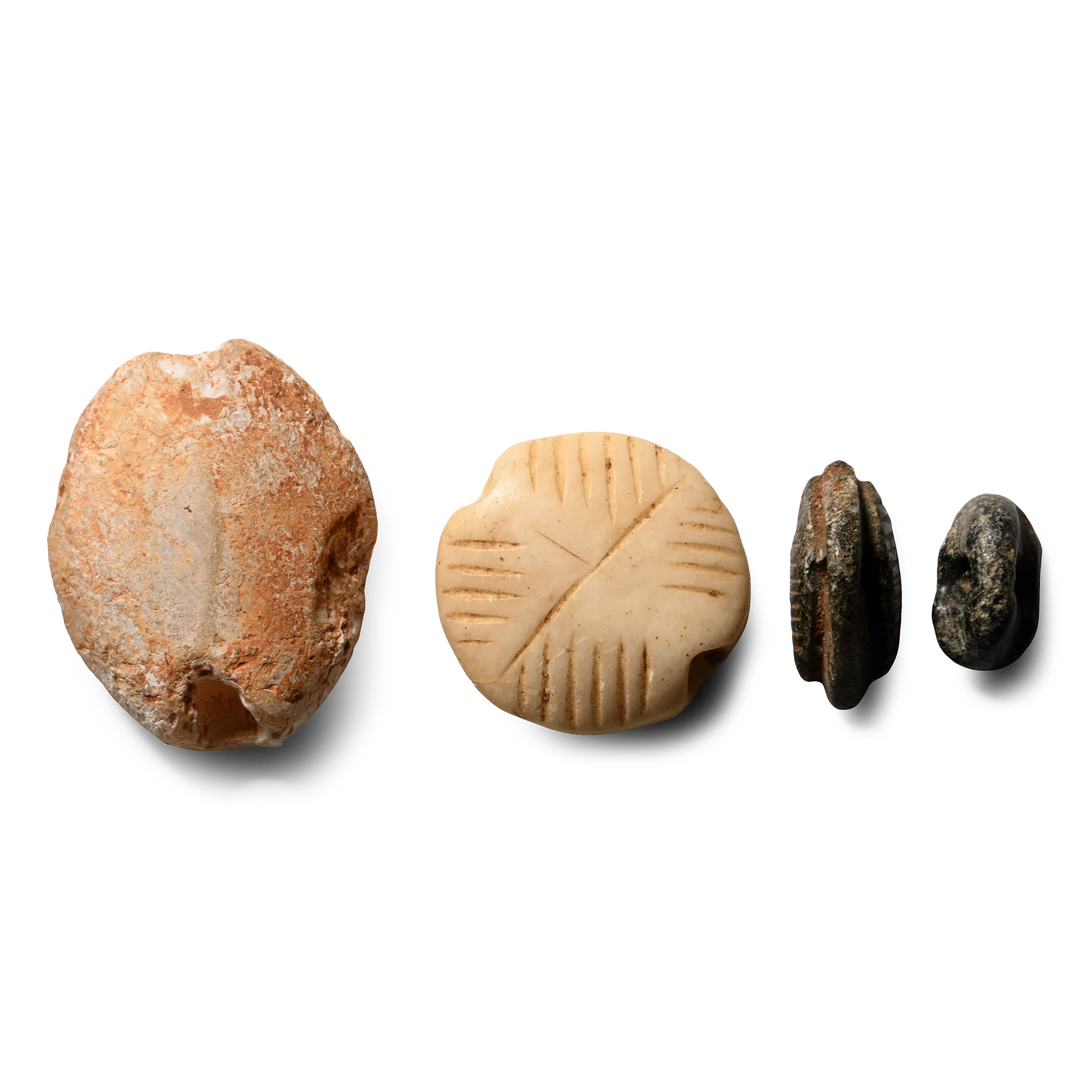 Western Asiatic Stone Scaraboid and Bird Seal Group