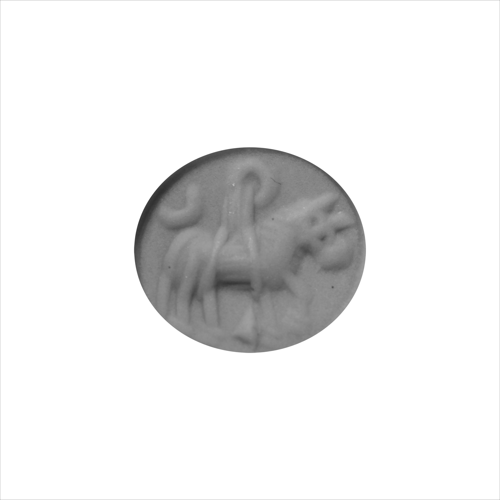 Sasanian Garnet Gemstone with Winged Horse