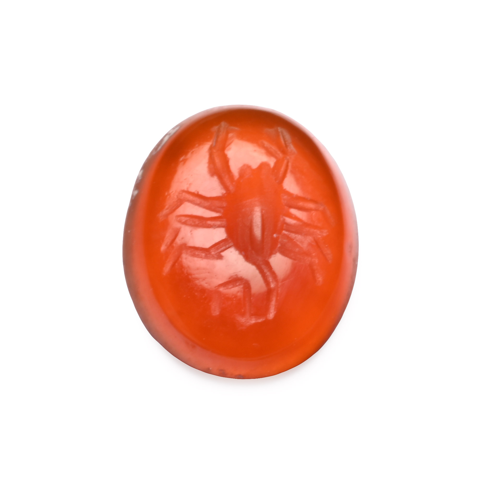Roman Carnelian Gemstone with Scorpion