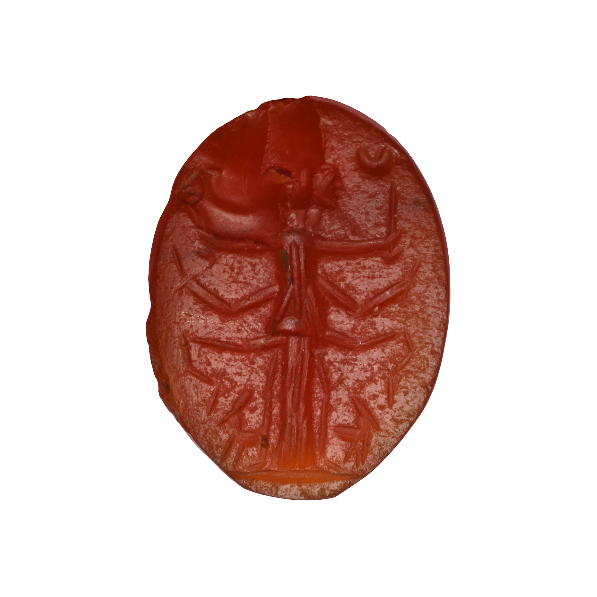Roman Carnelian Gemstone with Goddess Hecate