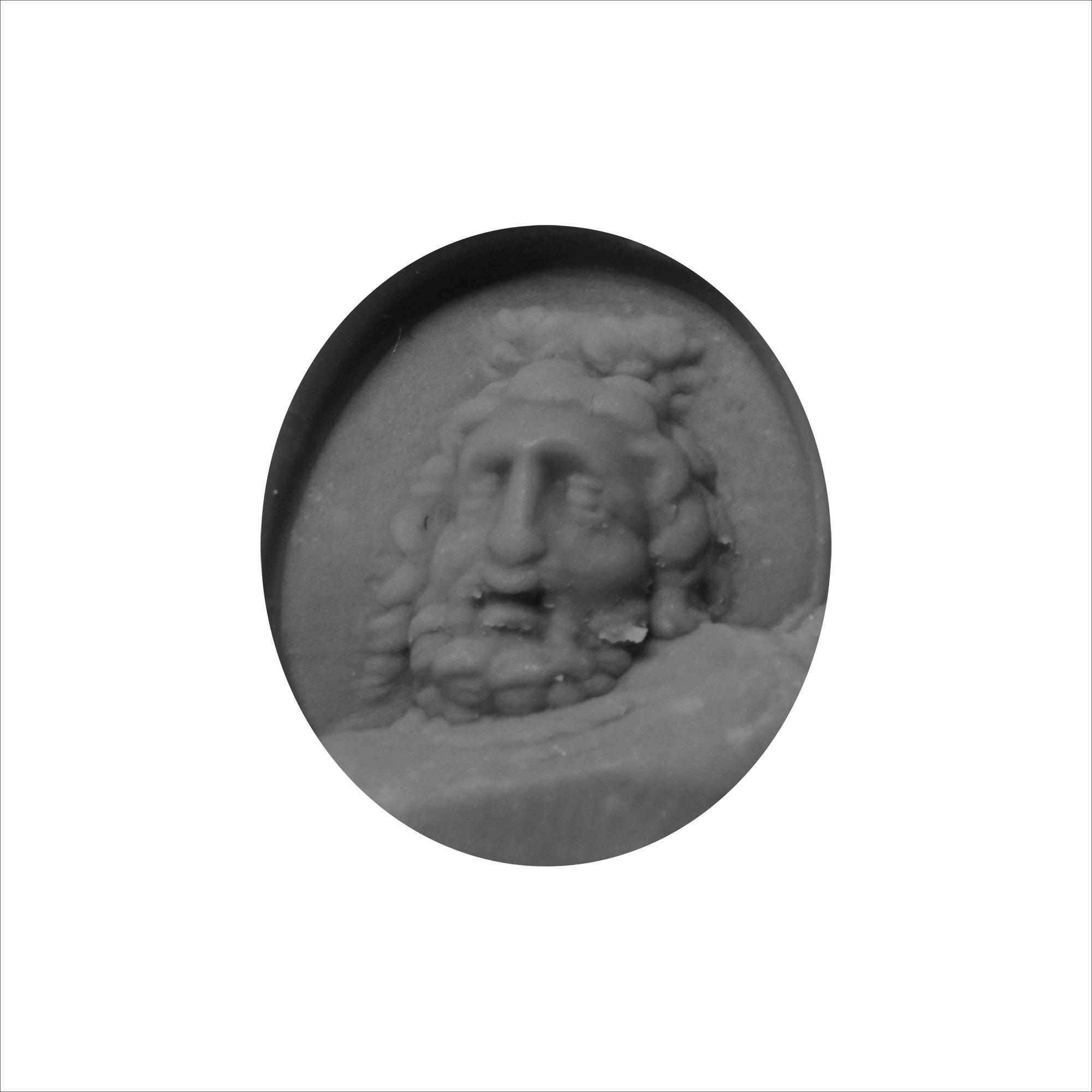 Roman Carnelian Gemstone with Bust of Serapis