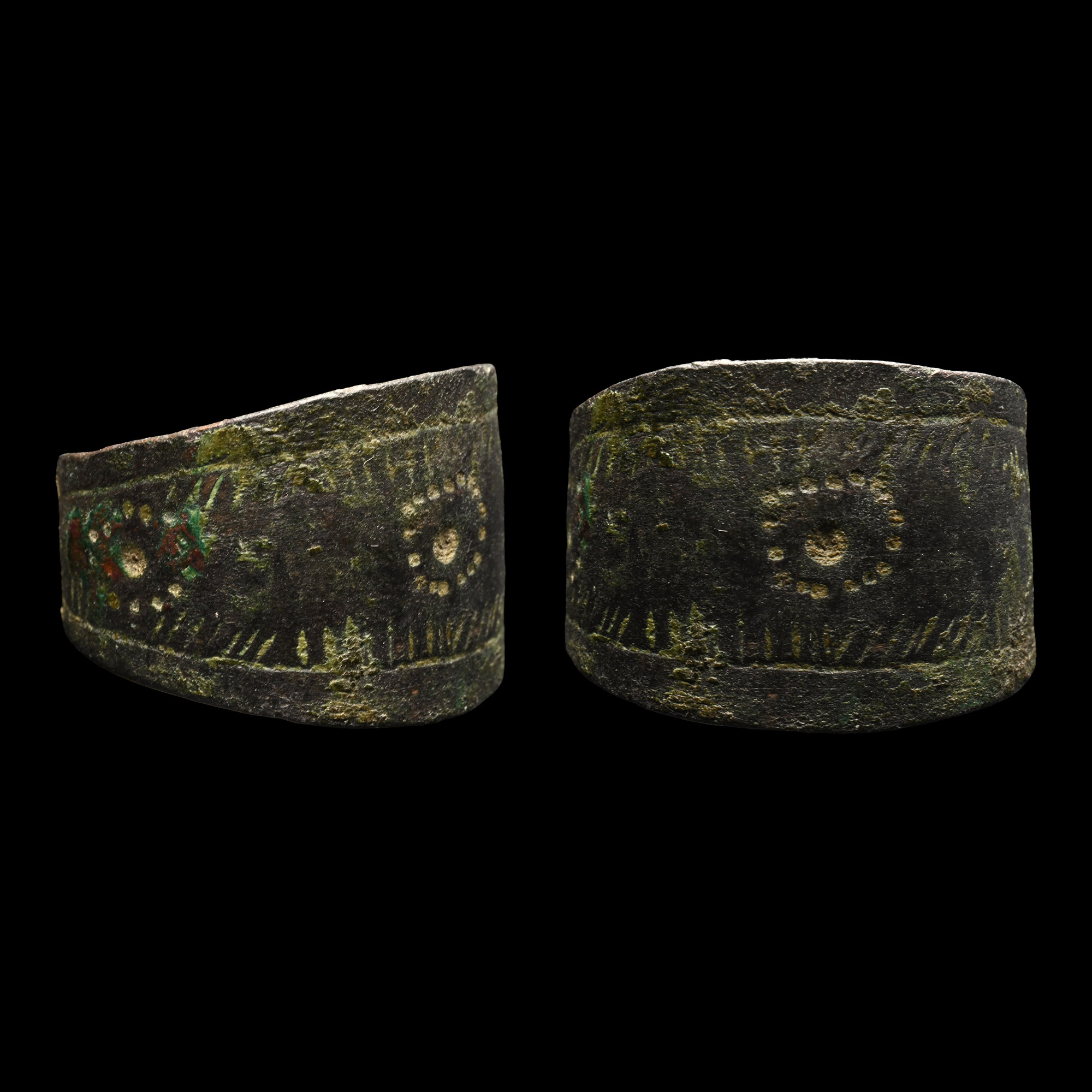 Medieval Decorated Bronze Ring
