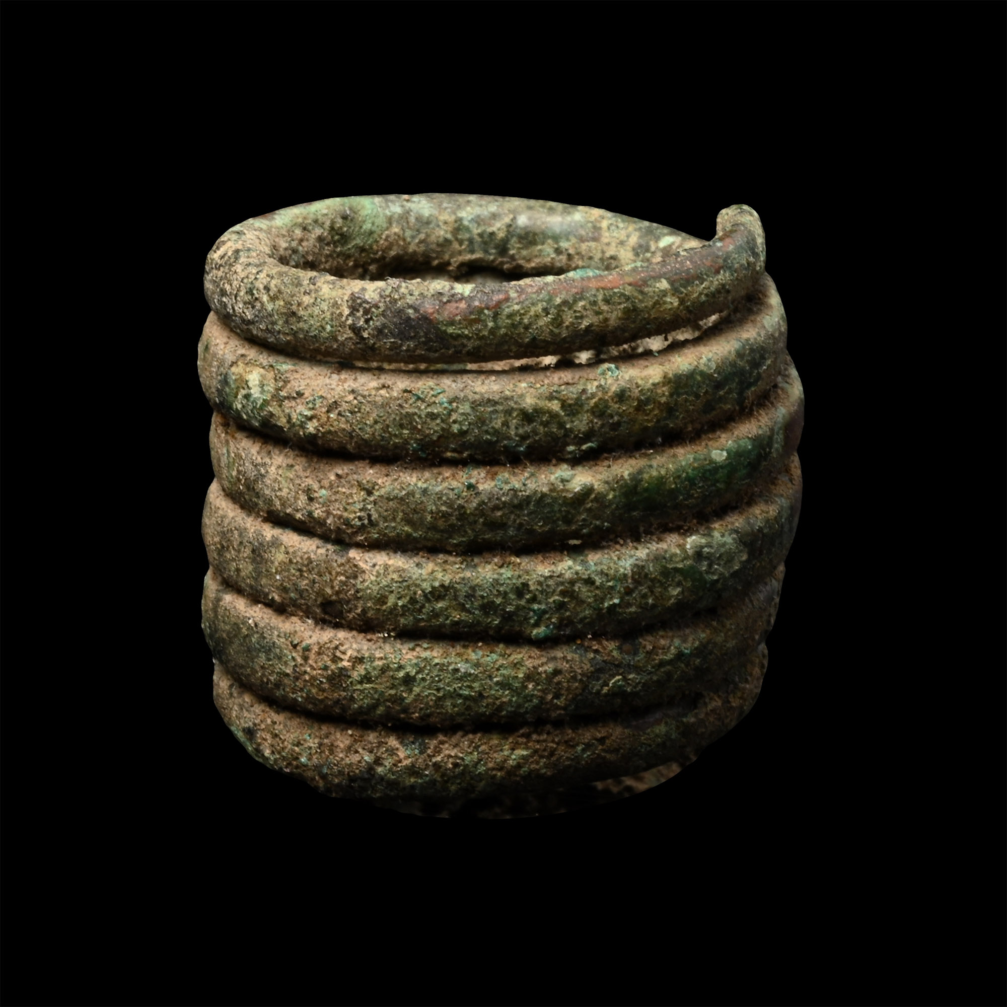 Viking Age Coiled Bronze Ring