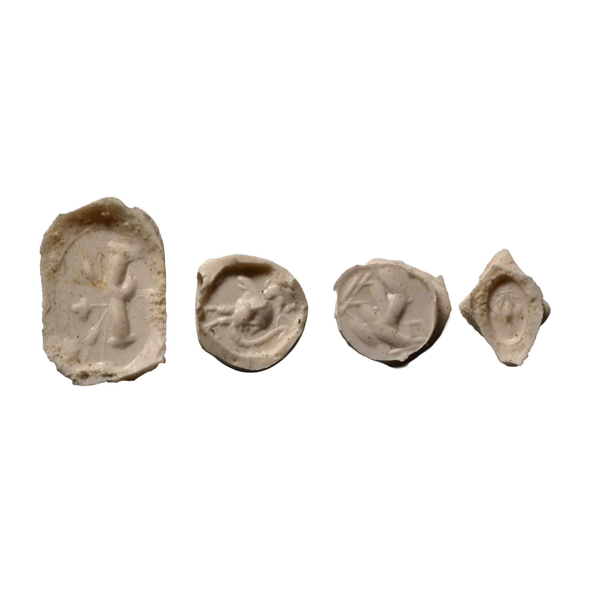 Roman Bronze Ring Bezel Group