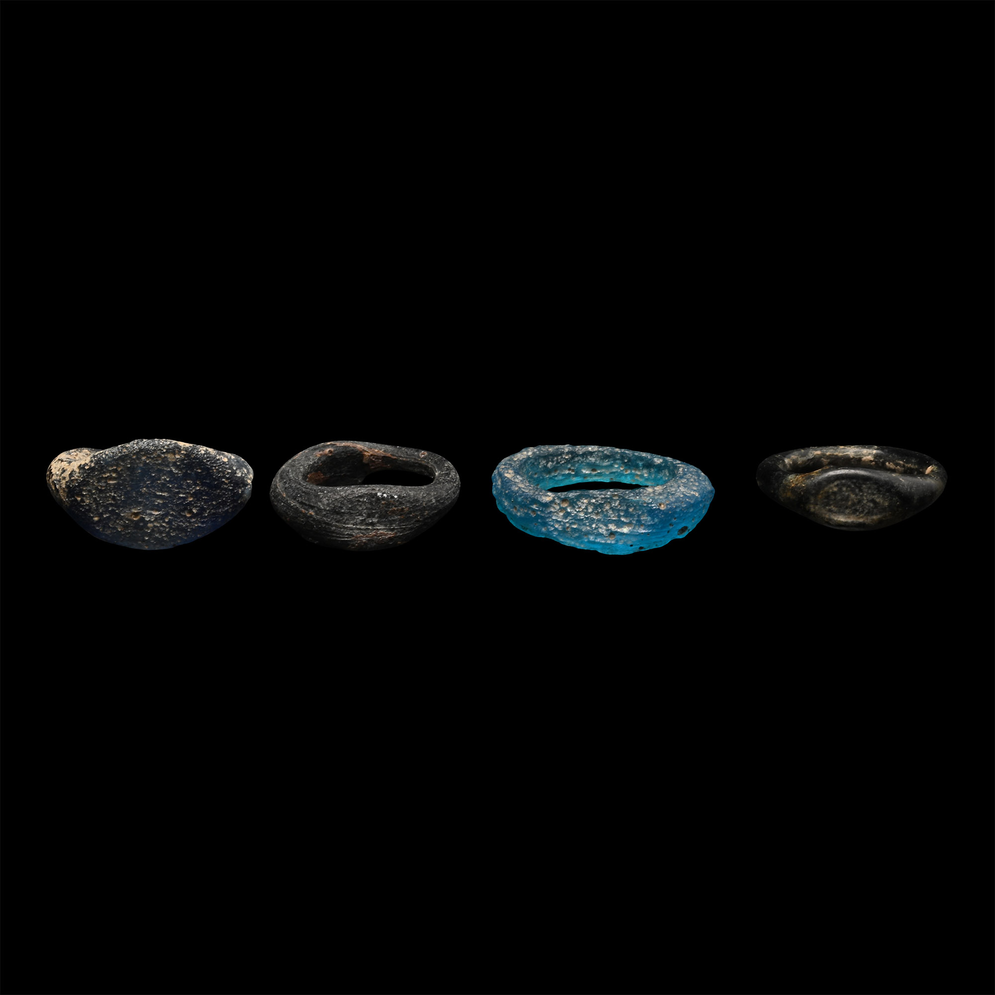 Roman Glass Ring Collection