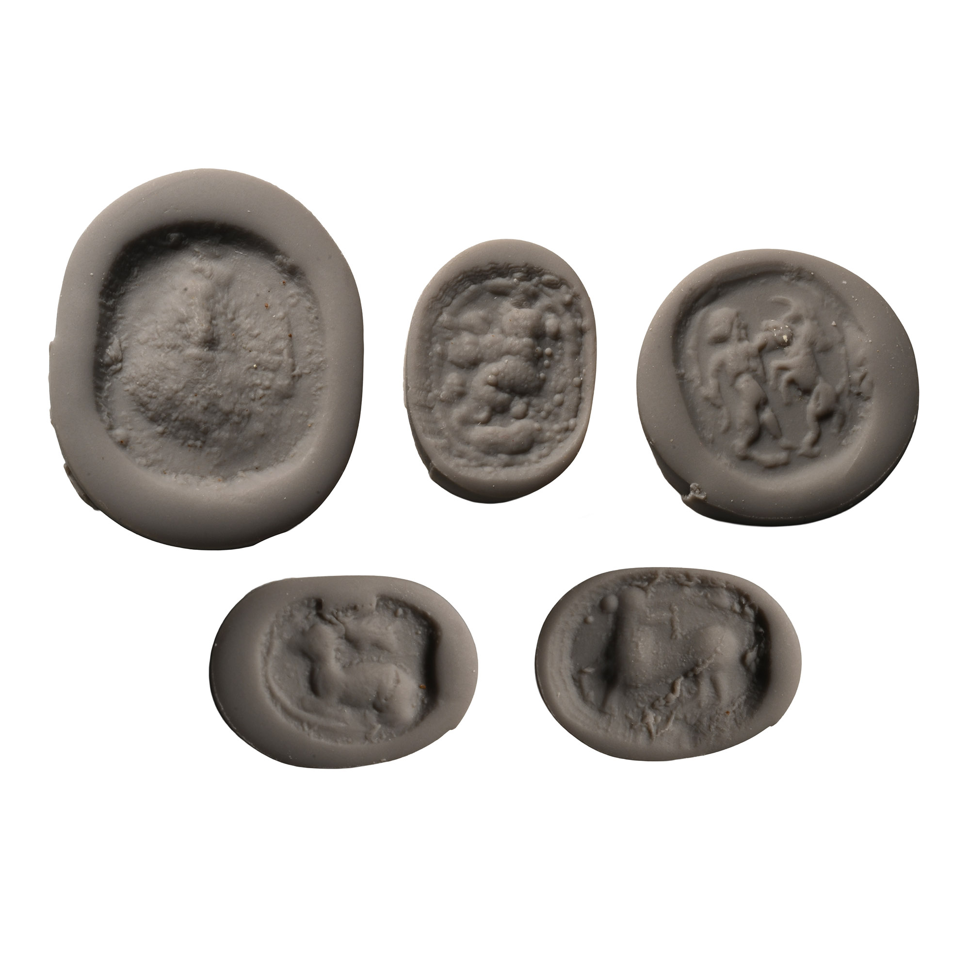 Western Asiatic Glass Scaraboid Stamp Seal Collection
