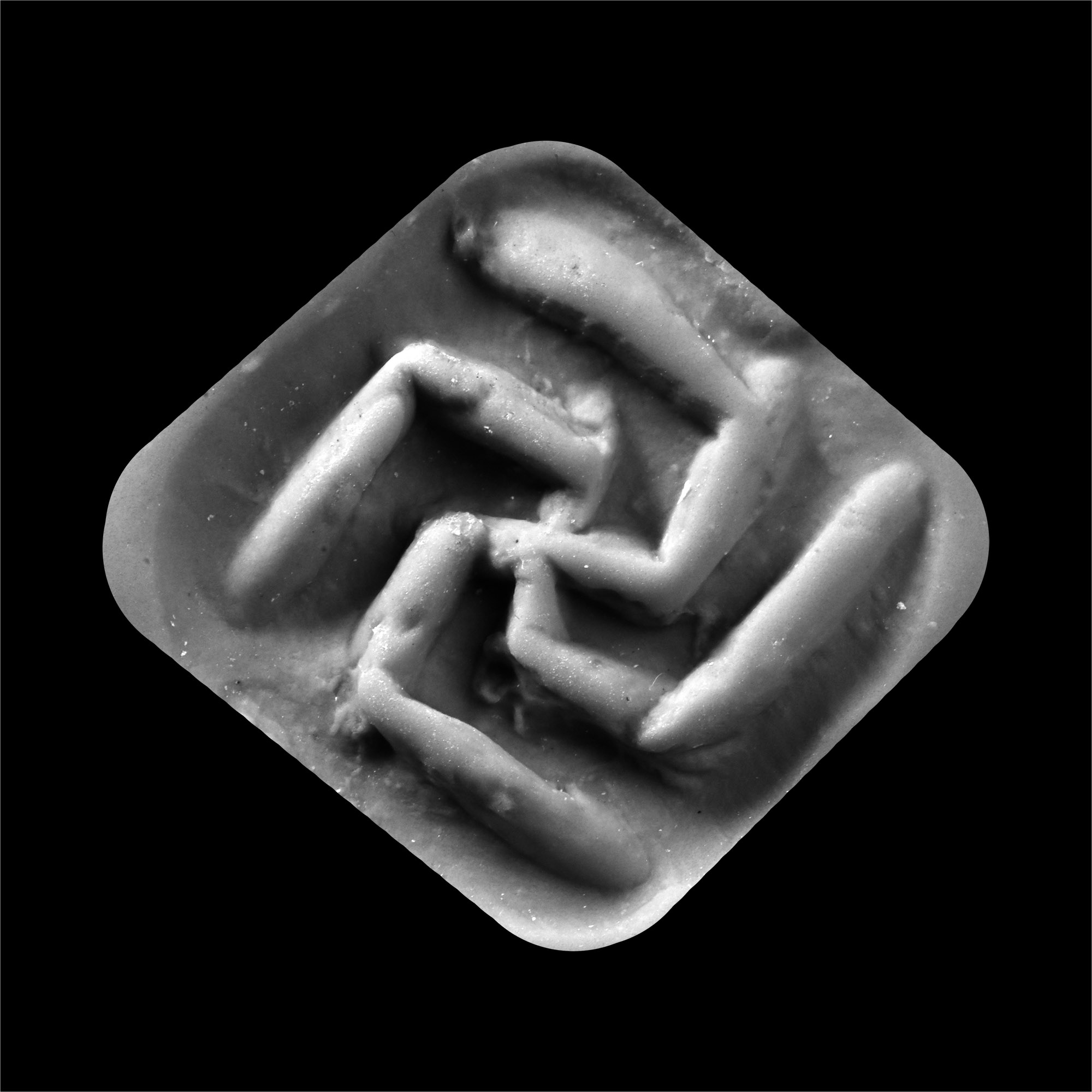 Early Bronze Age Indus Valley Pottery Seal with Swastika