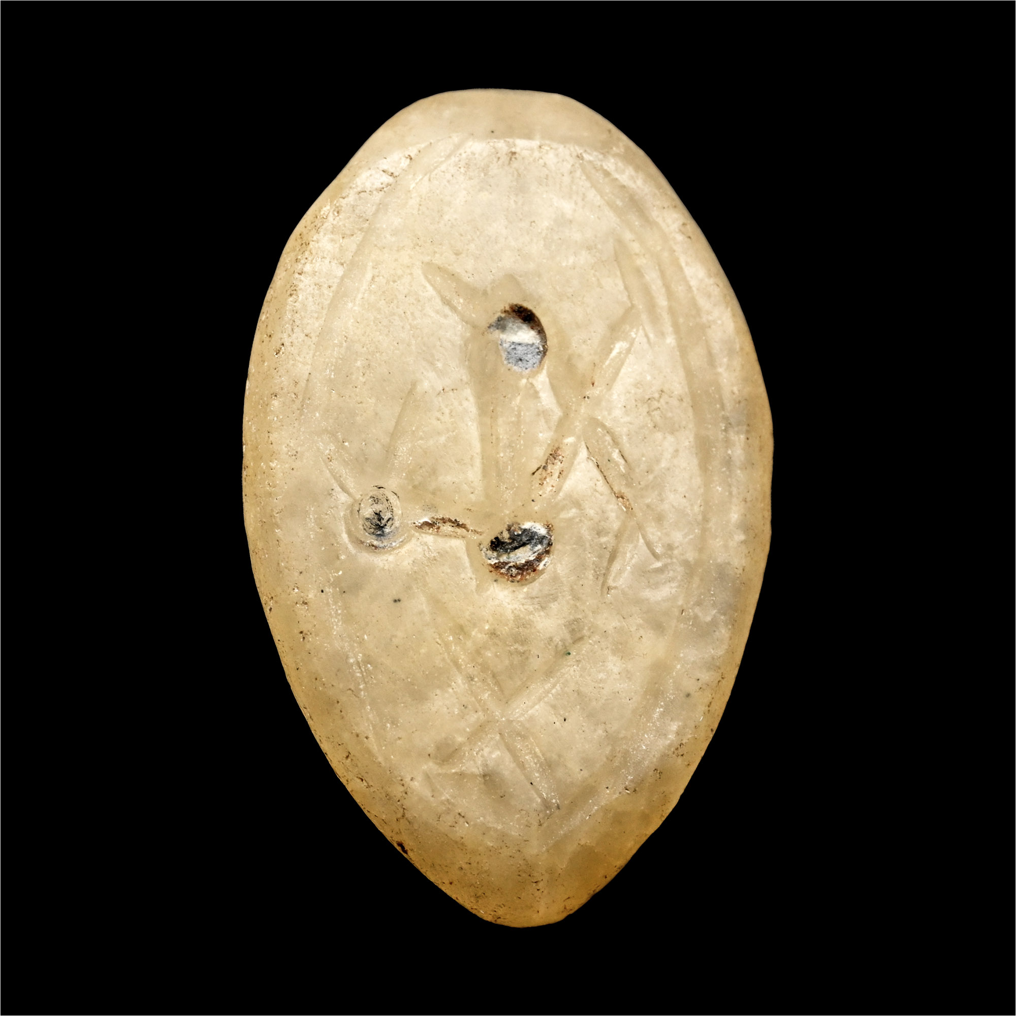 Neo-Babylonian Engraved Alabaster Duck Weight
