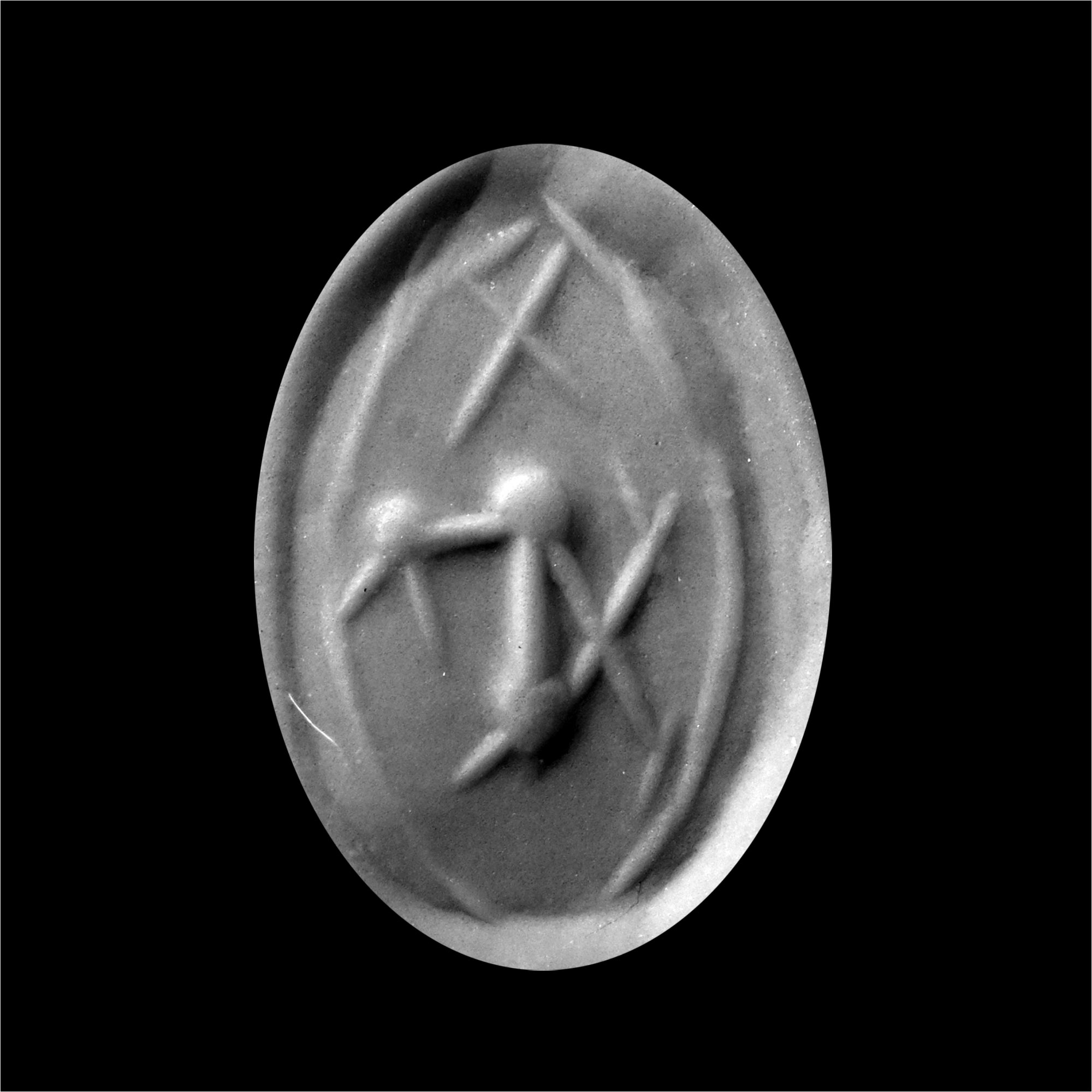 Neo-Babylonian Engraved Alabaster Duck Weight