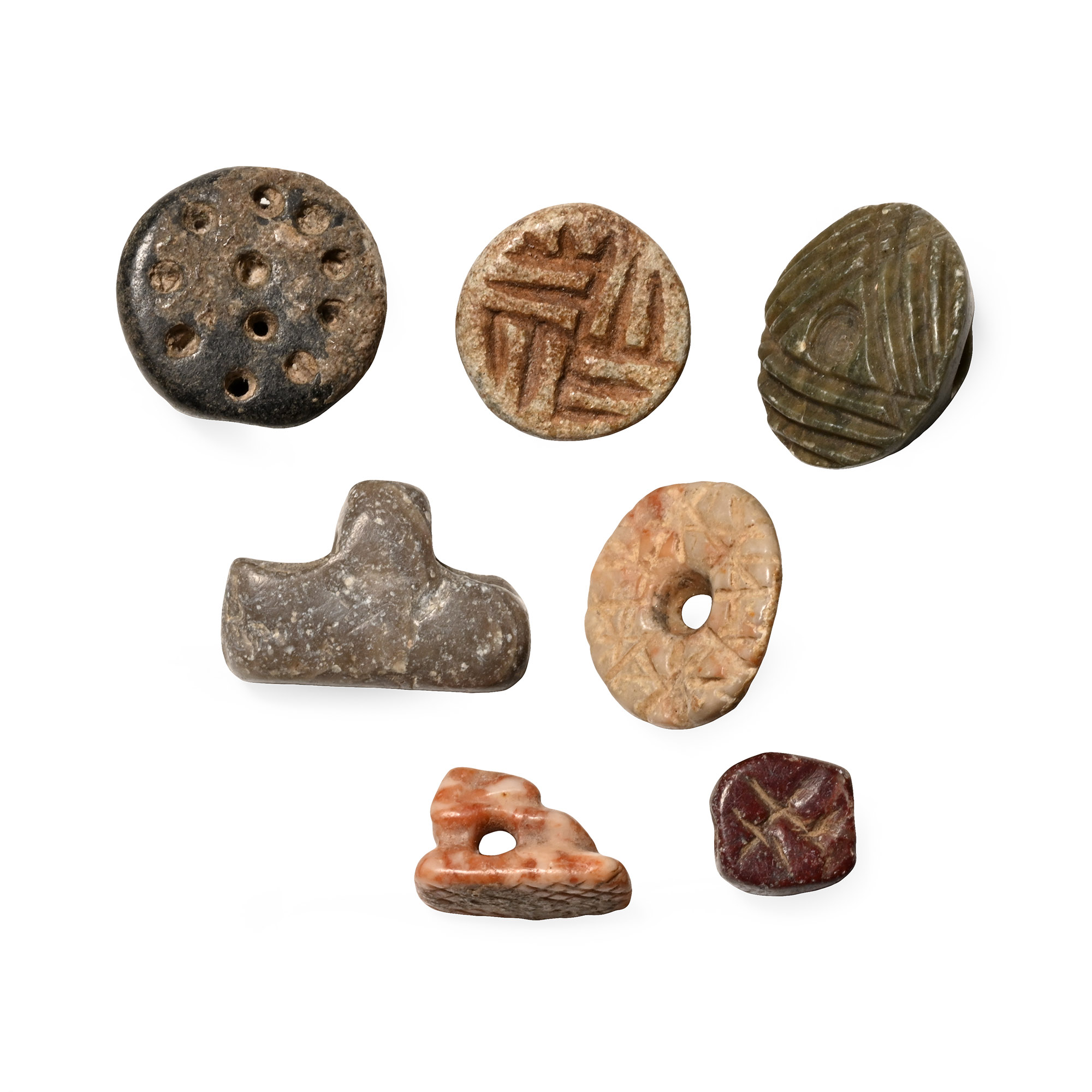 Western Asiatic Stone Amulet and Stamp Seal Collection