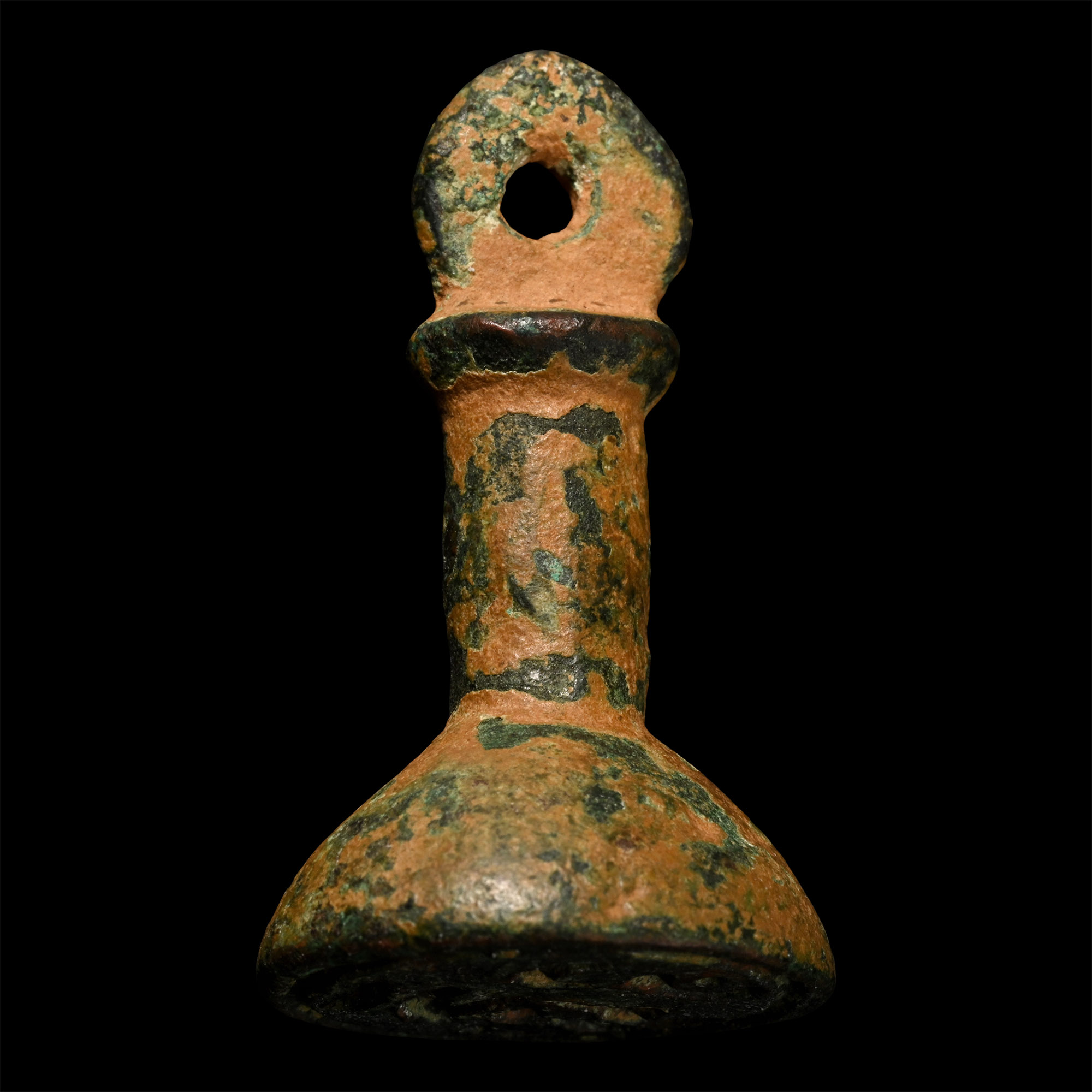 Early Ottoman Bronze Calligraphic Seal Matrix