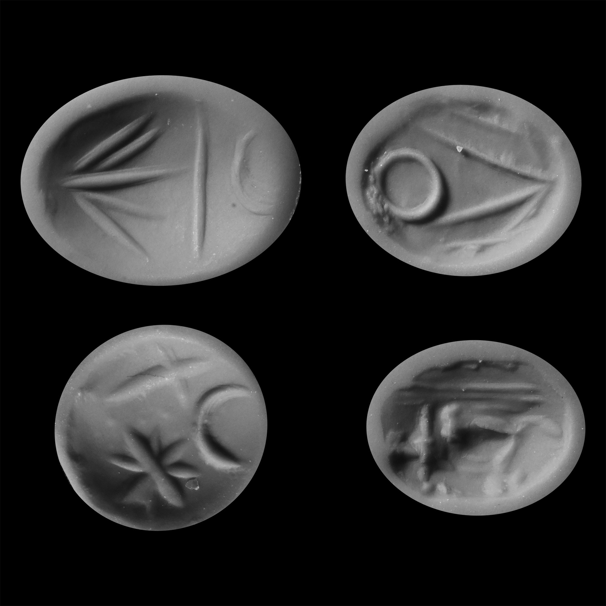 Neo-Babylonian Stone Stamp Seal Collection
