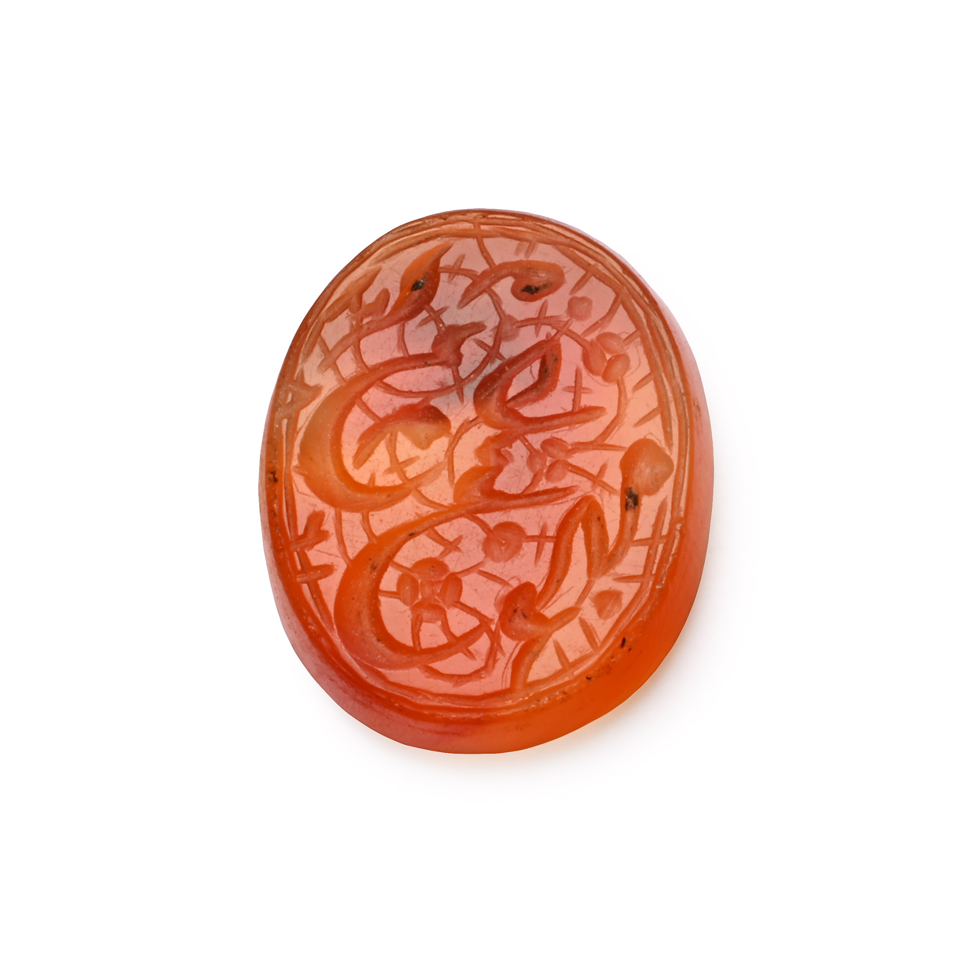 Western Asiatic Carnelian Calligraphic Gemstone