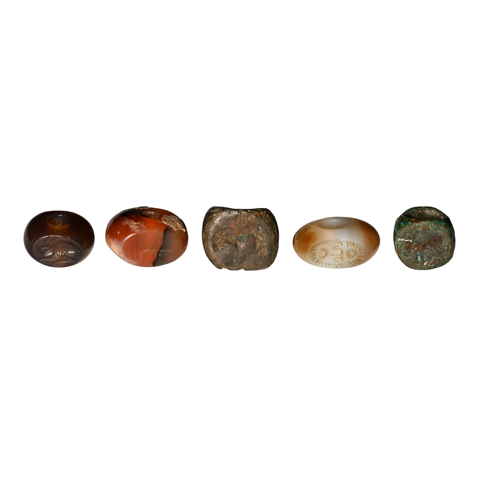 Sasanian Agate and Bronze Stamp Seal Collection