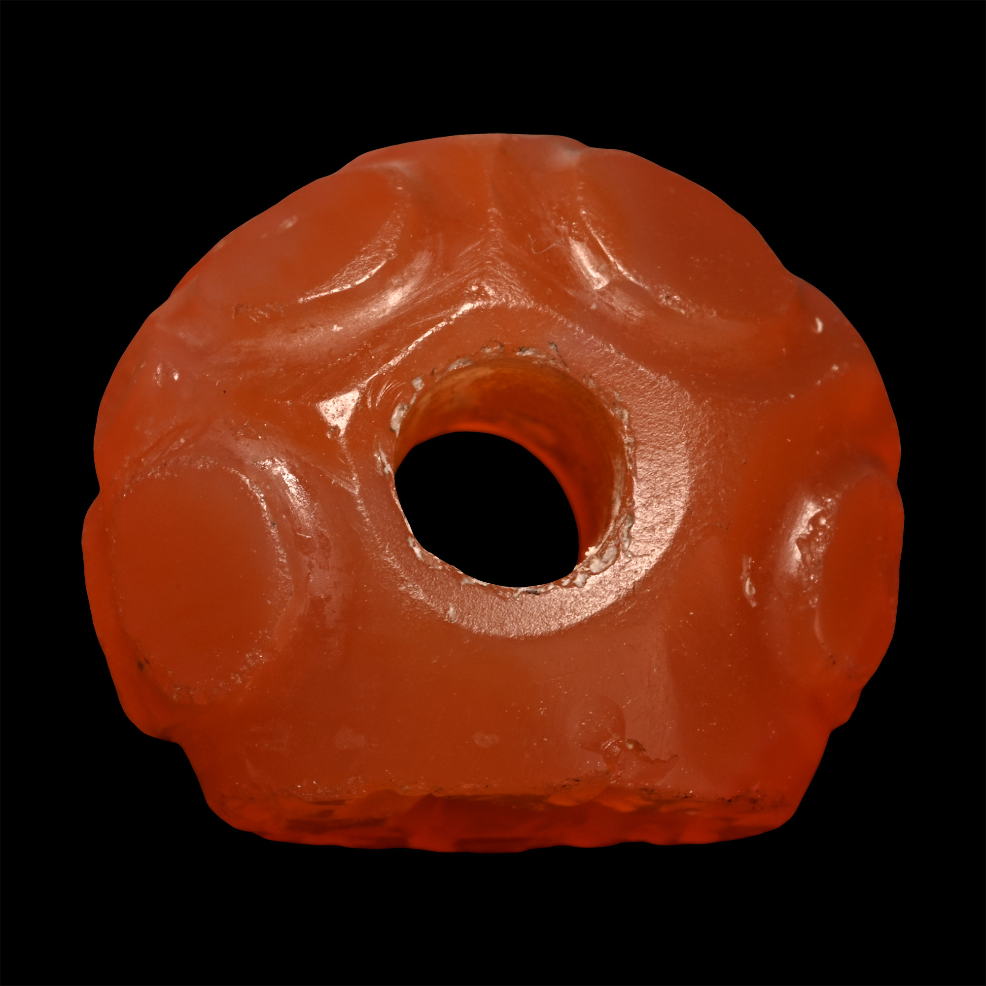 Sasanian Carnelian Stamp Seal with Gryphon