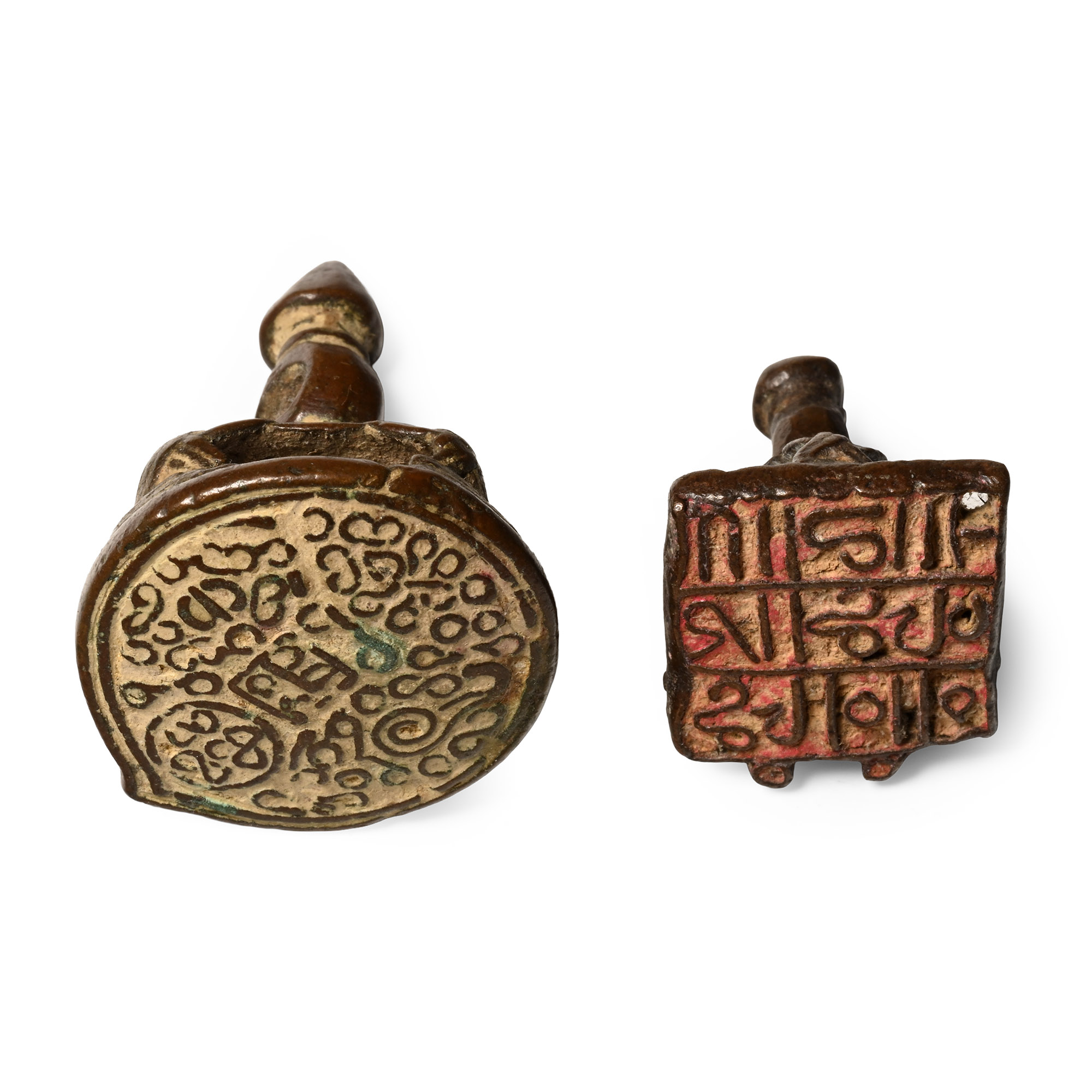 Indian Bronze Stamp Seal Group
