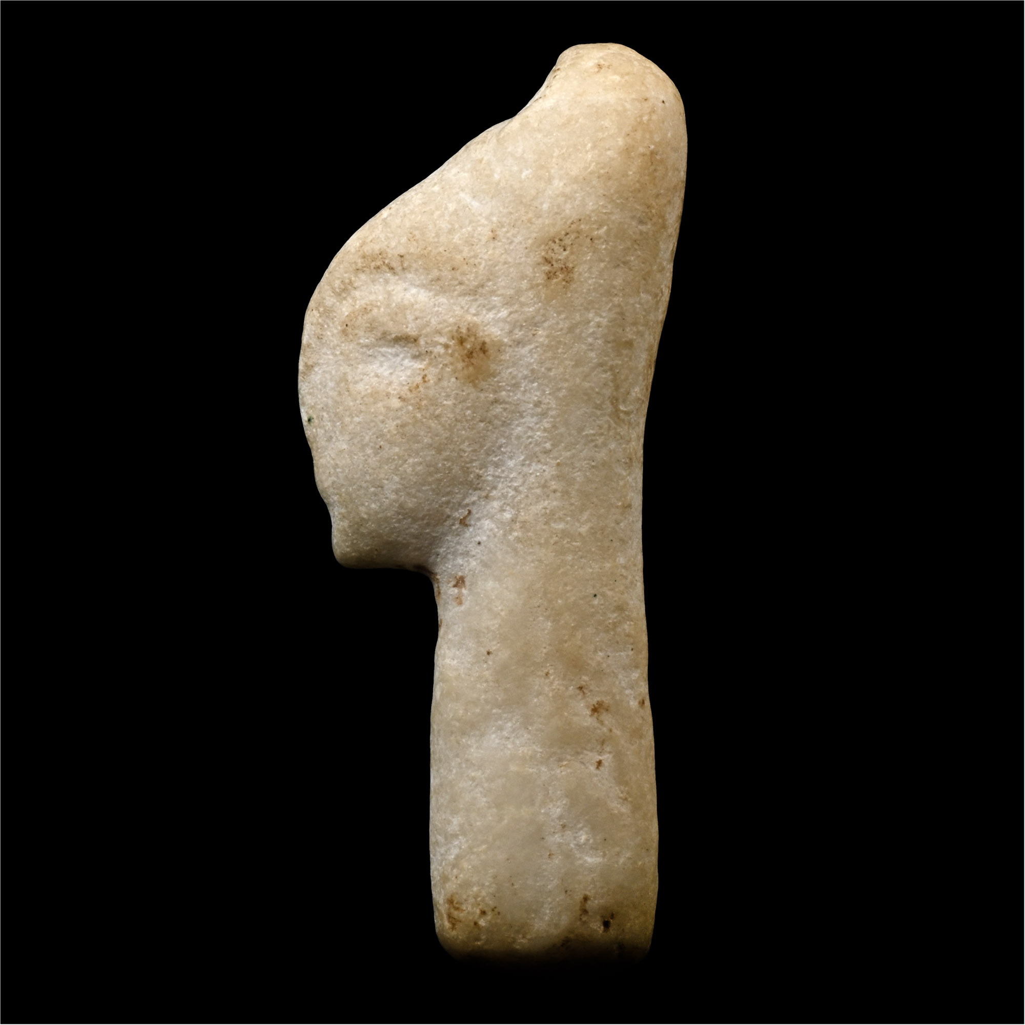 Western Asiatic Alabaster Idol Head