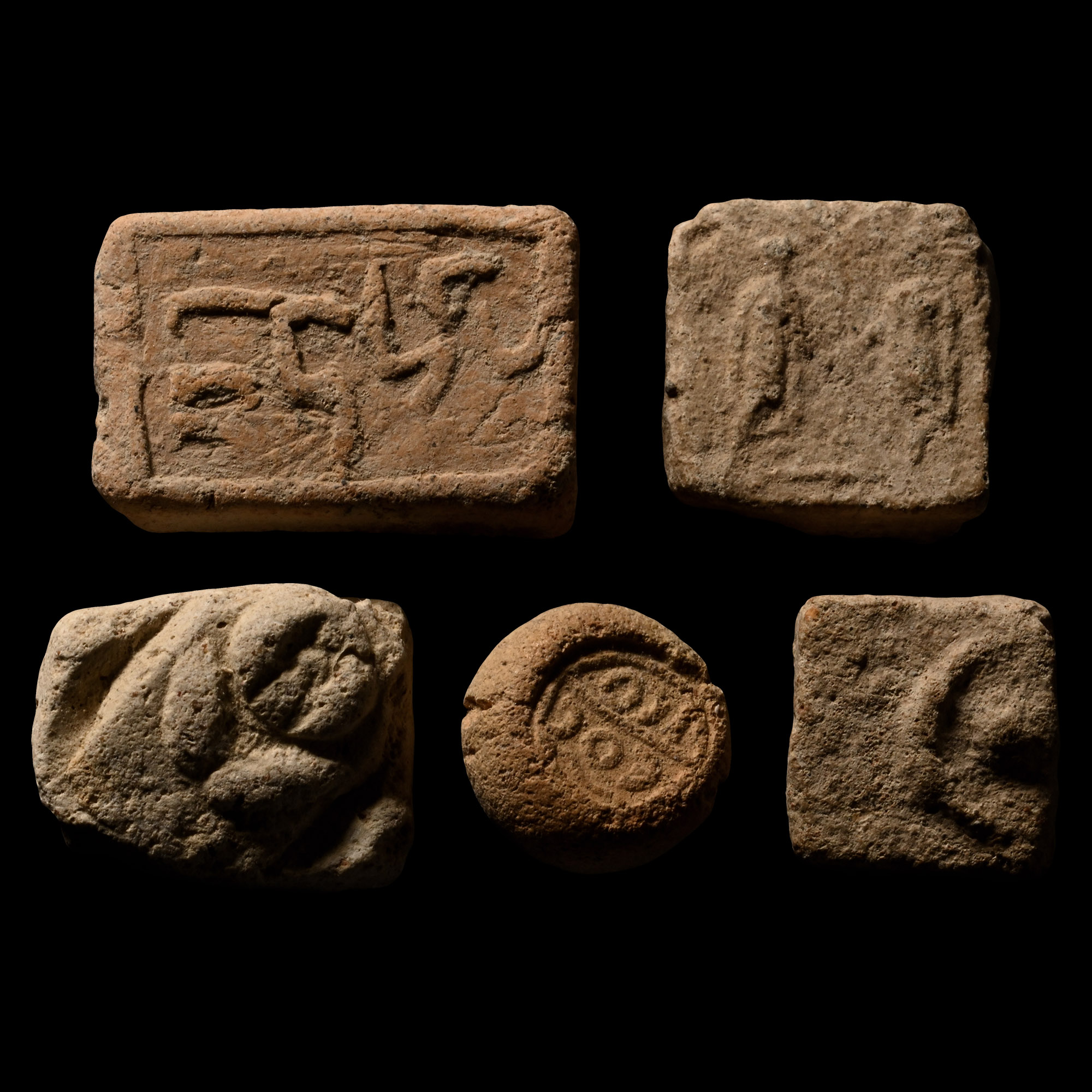 Eastern Roman Terracotta Tesserae and Tablet Collection