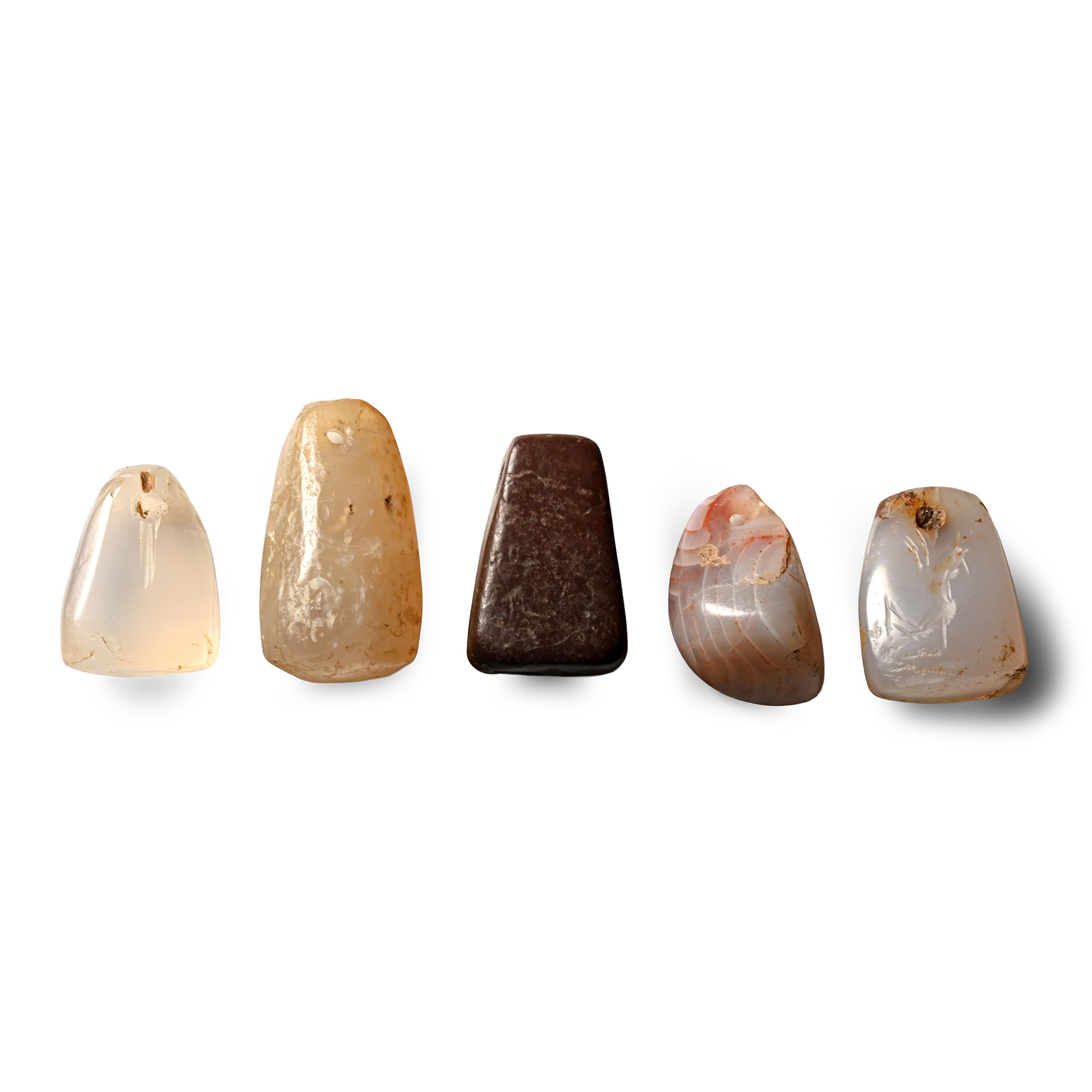 Western Asiatic Stone Stamp Seal Pendant Collection