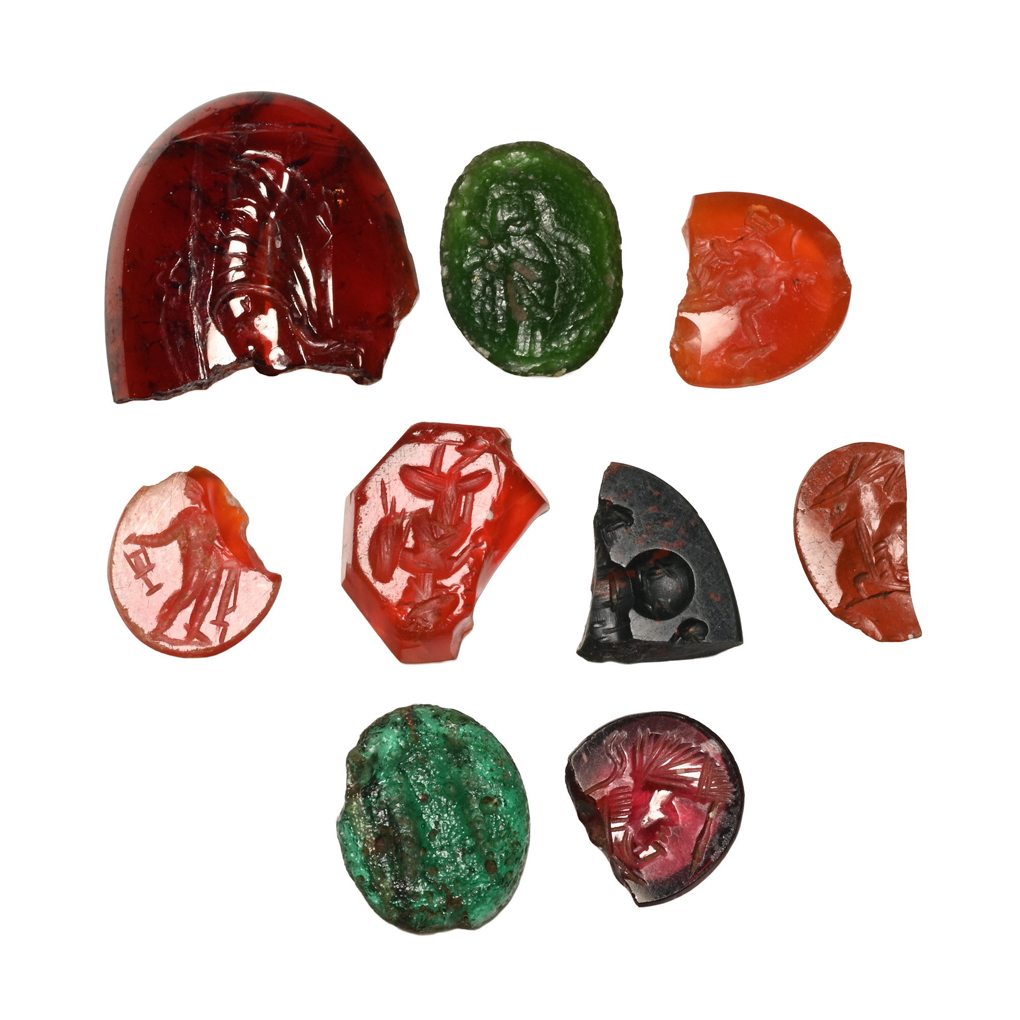 Roman Stone and Glass Gem Collection