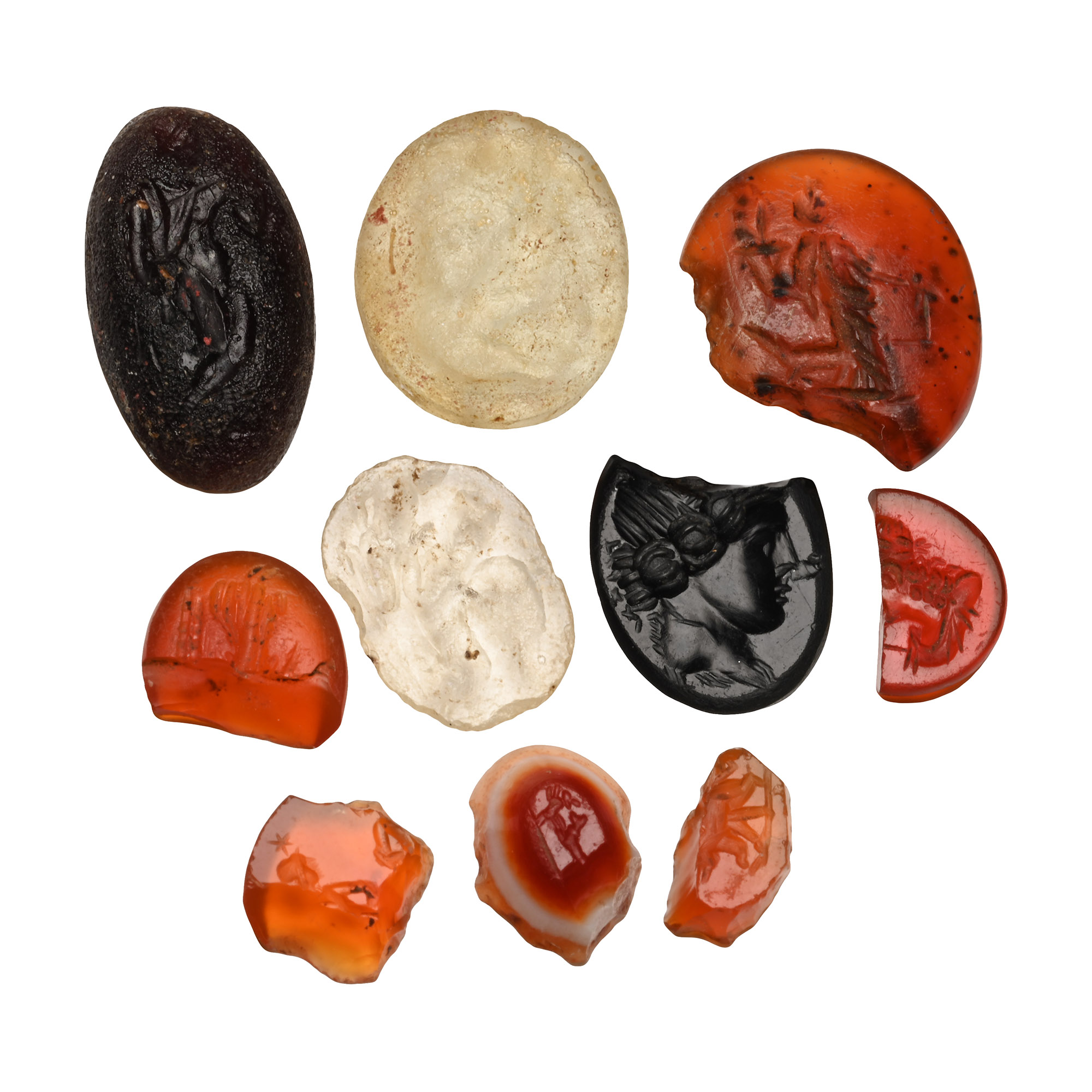 Roman Stone and Glass Gem Collection