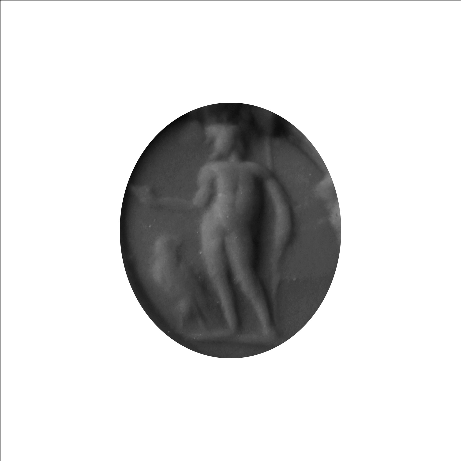 Roman Chalcedony Gemstone with Jupiter