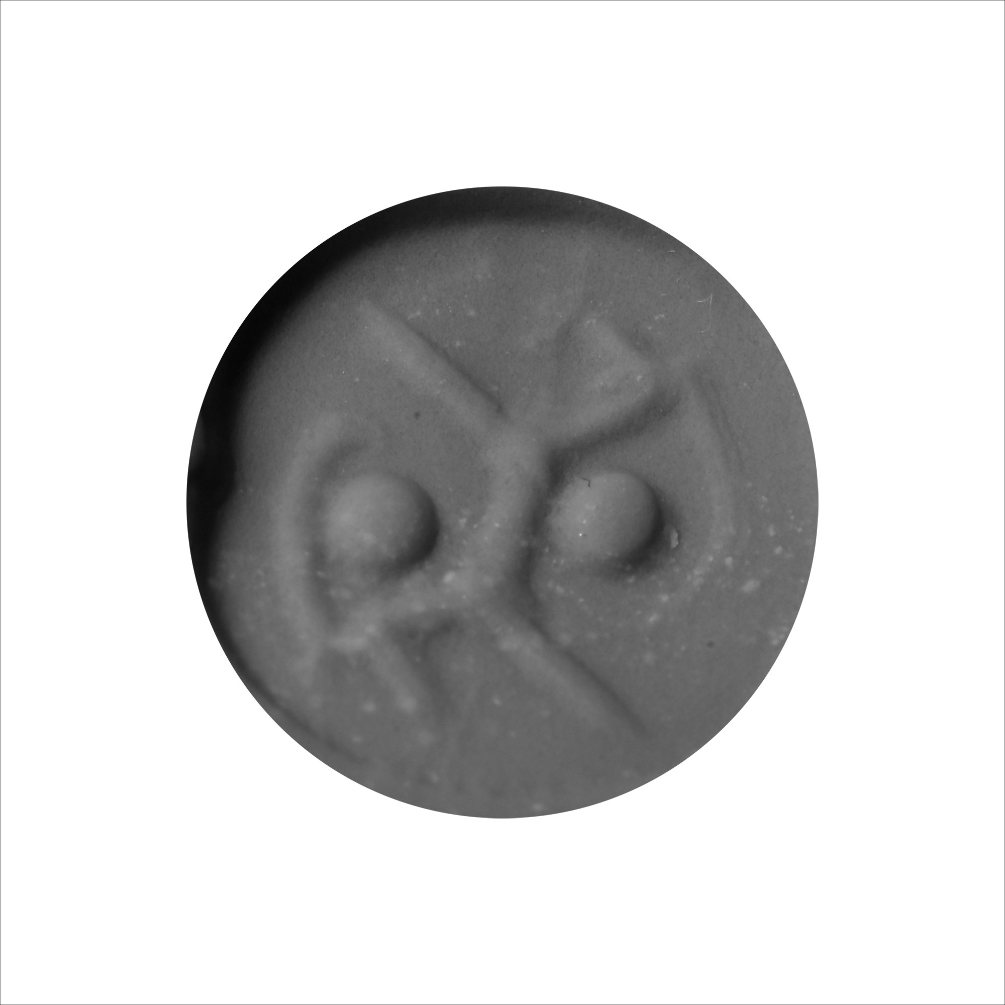 Western Asiatic Stone Stamp Seal With Striding Figure