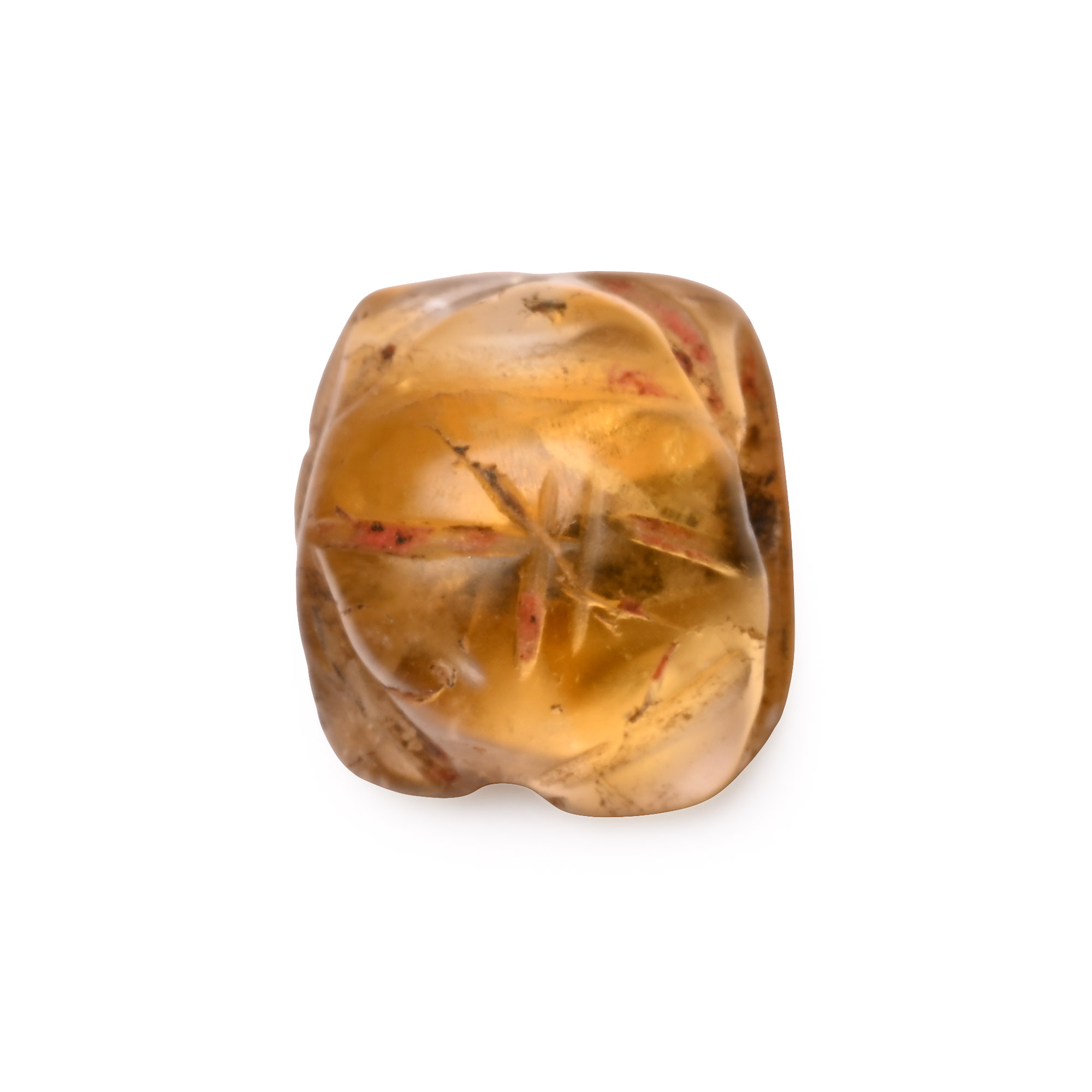 Phoenician Citrine Scarab Amulet
