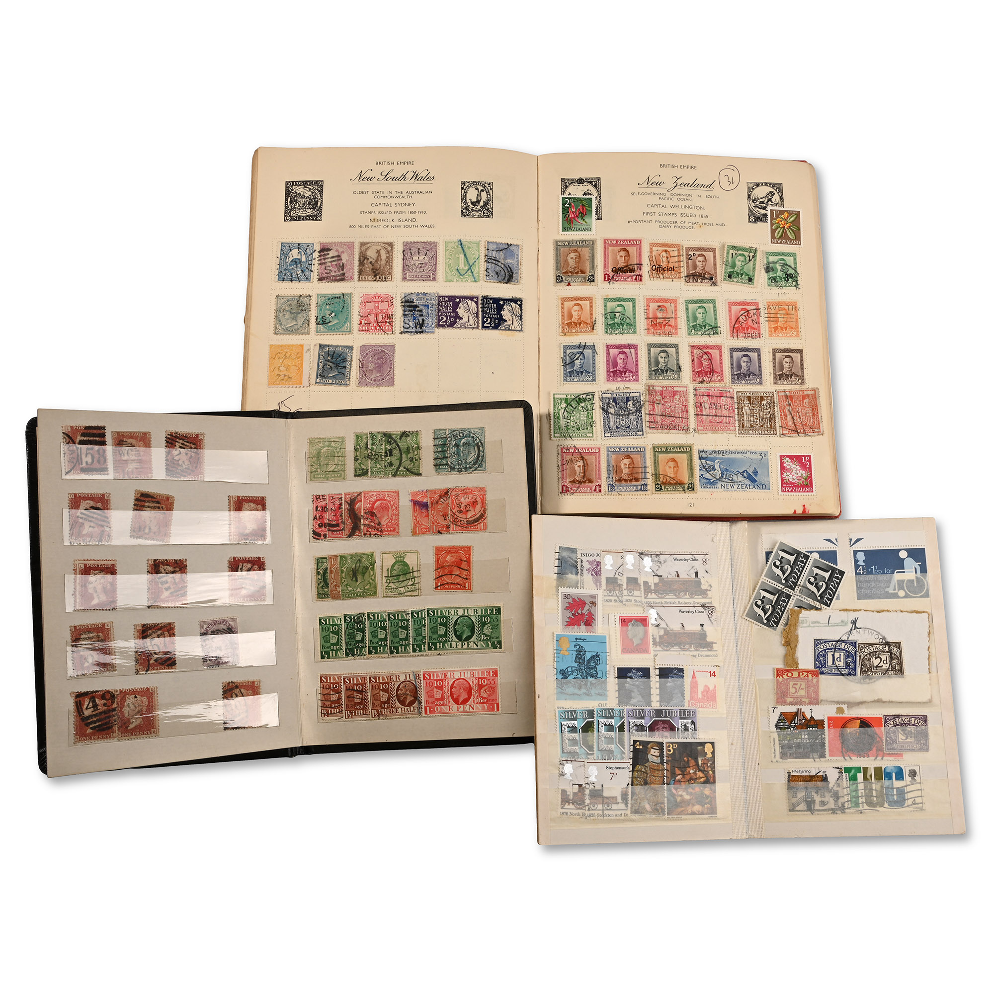 Collection of World Stamps in Seven Albums