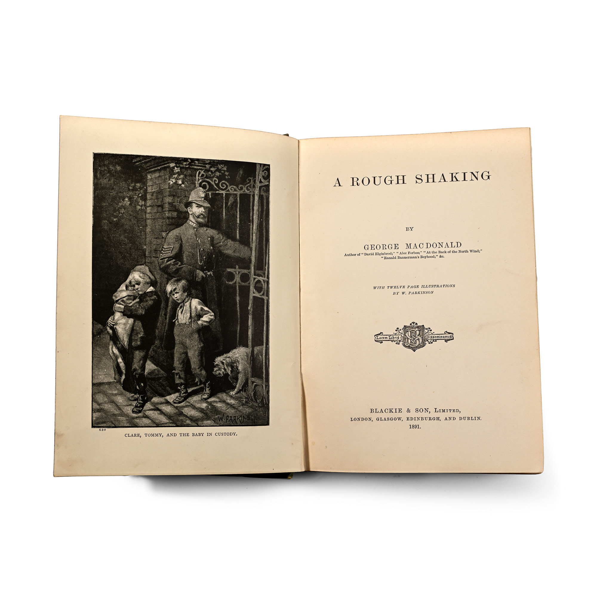 A Rough Shaking by George MacDonald - First Edition