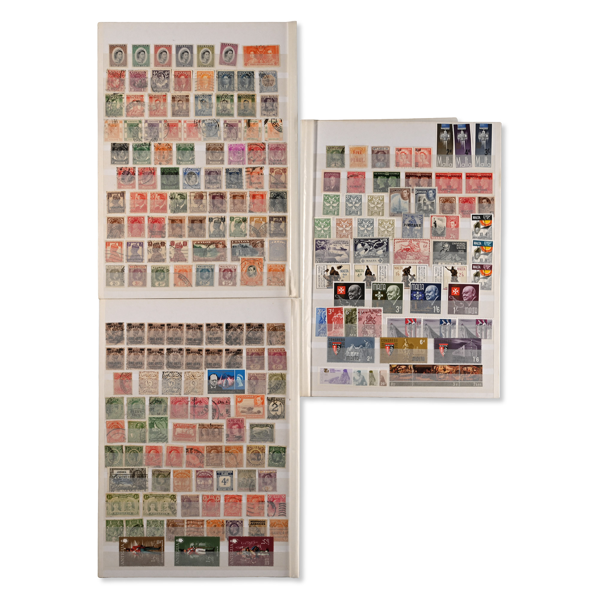 A Collection of Commonwealth Postage Stamps