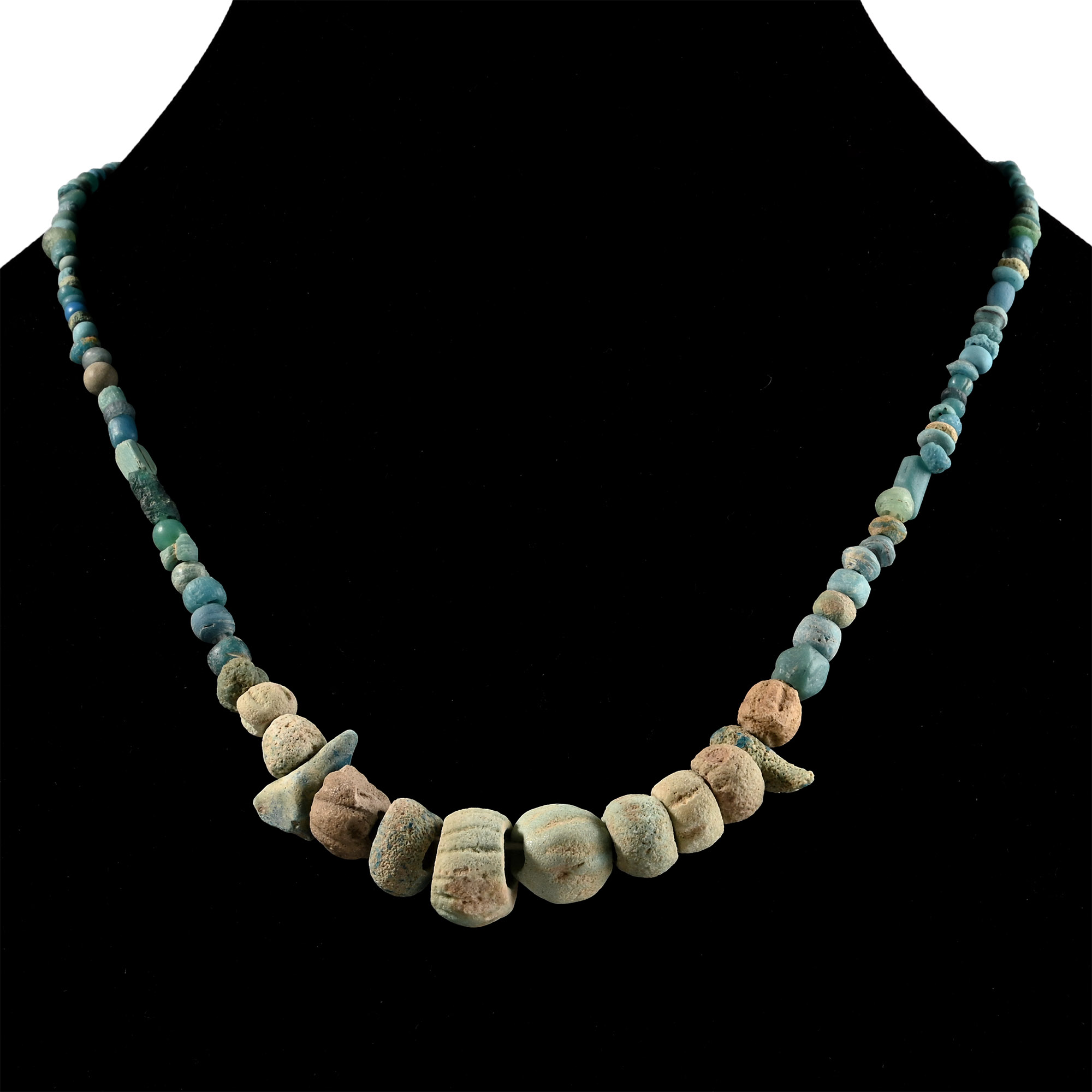 Western Asiatic Glass and Other Bead Necklace String