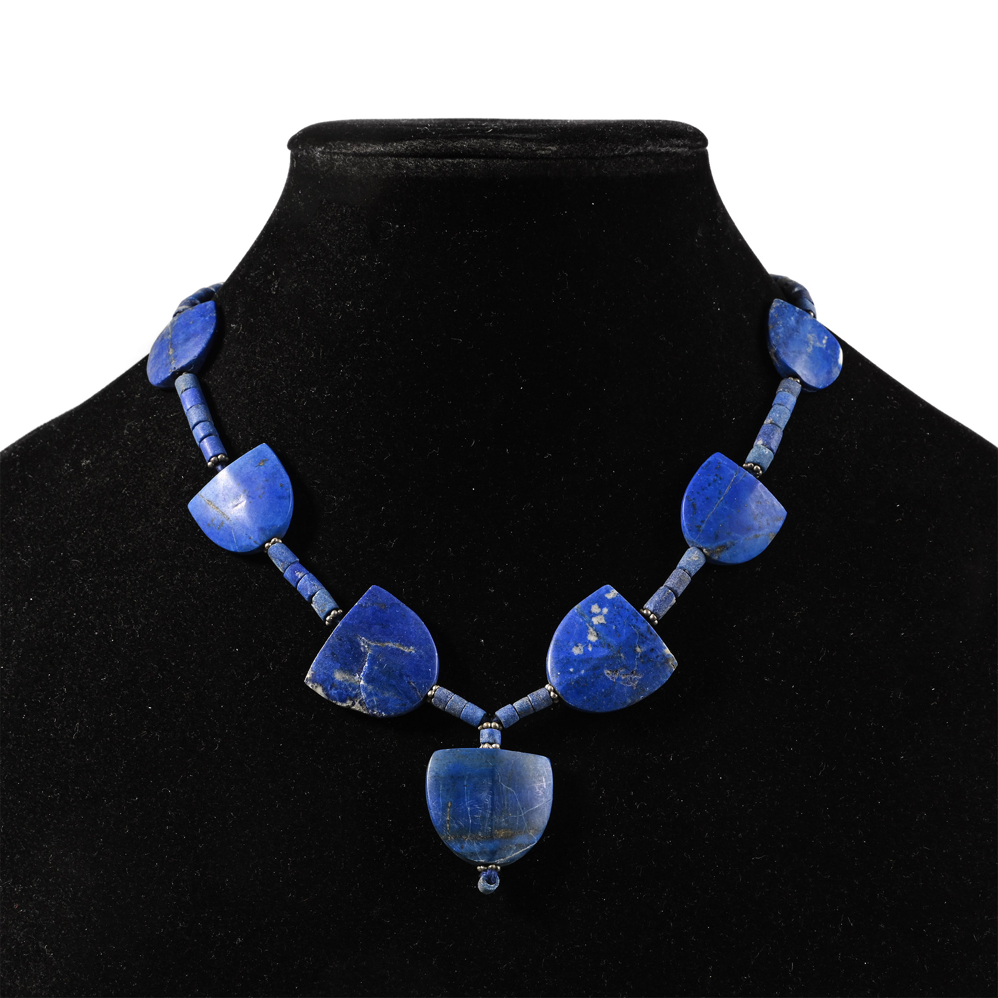 Bactrian Style Lapis Lazuli Bead Necklace String