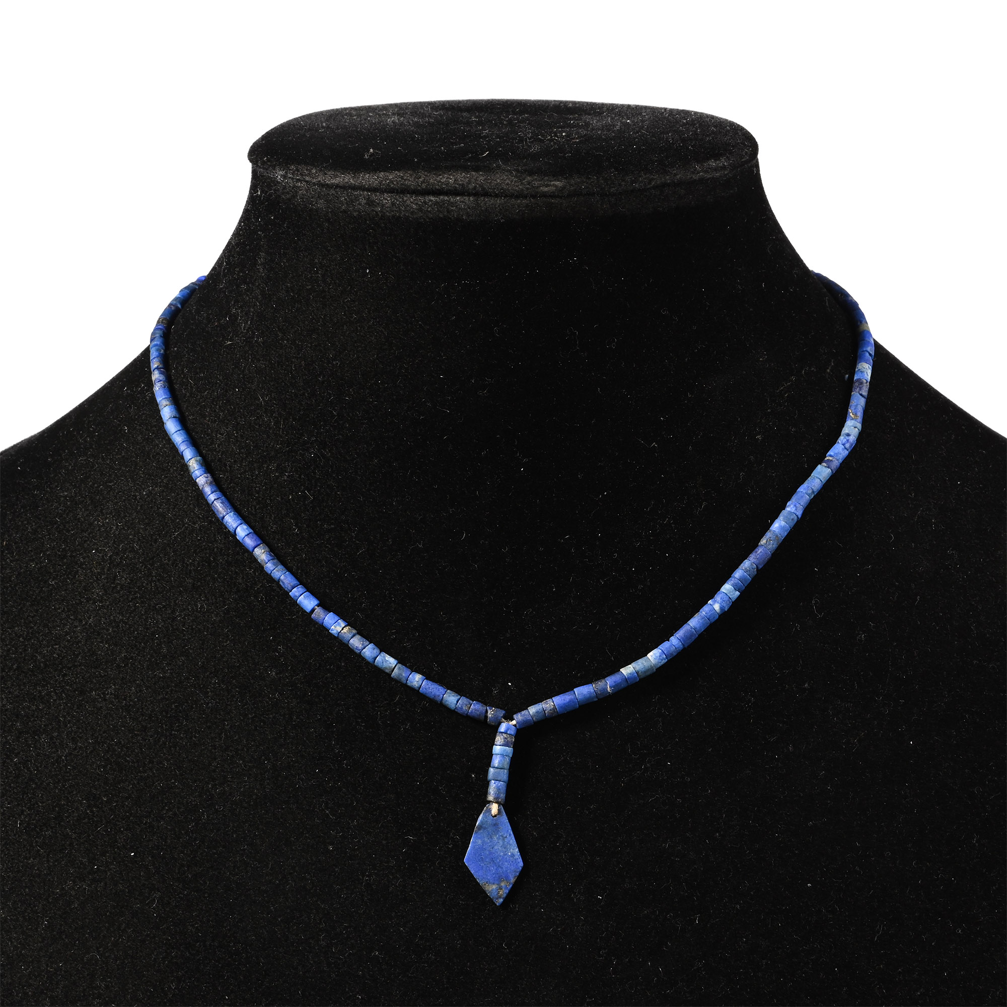 Bactrian Style Lapis Lazuli Bead Necklace String