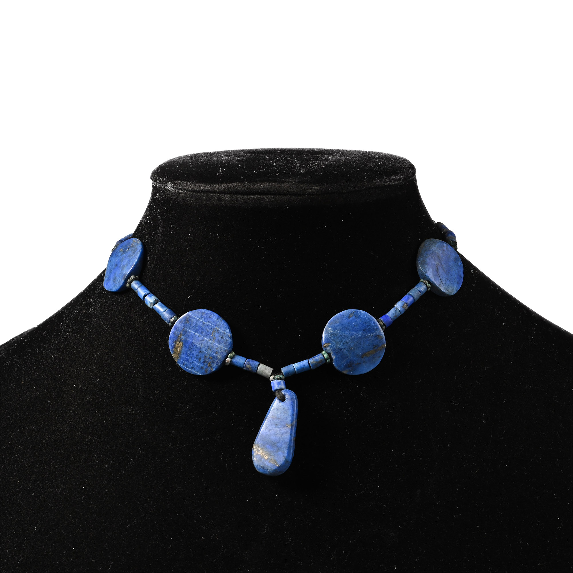 Bactrian Style Lapis Lazuli Bead Necklace String