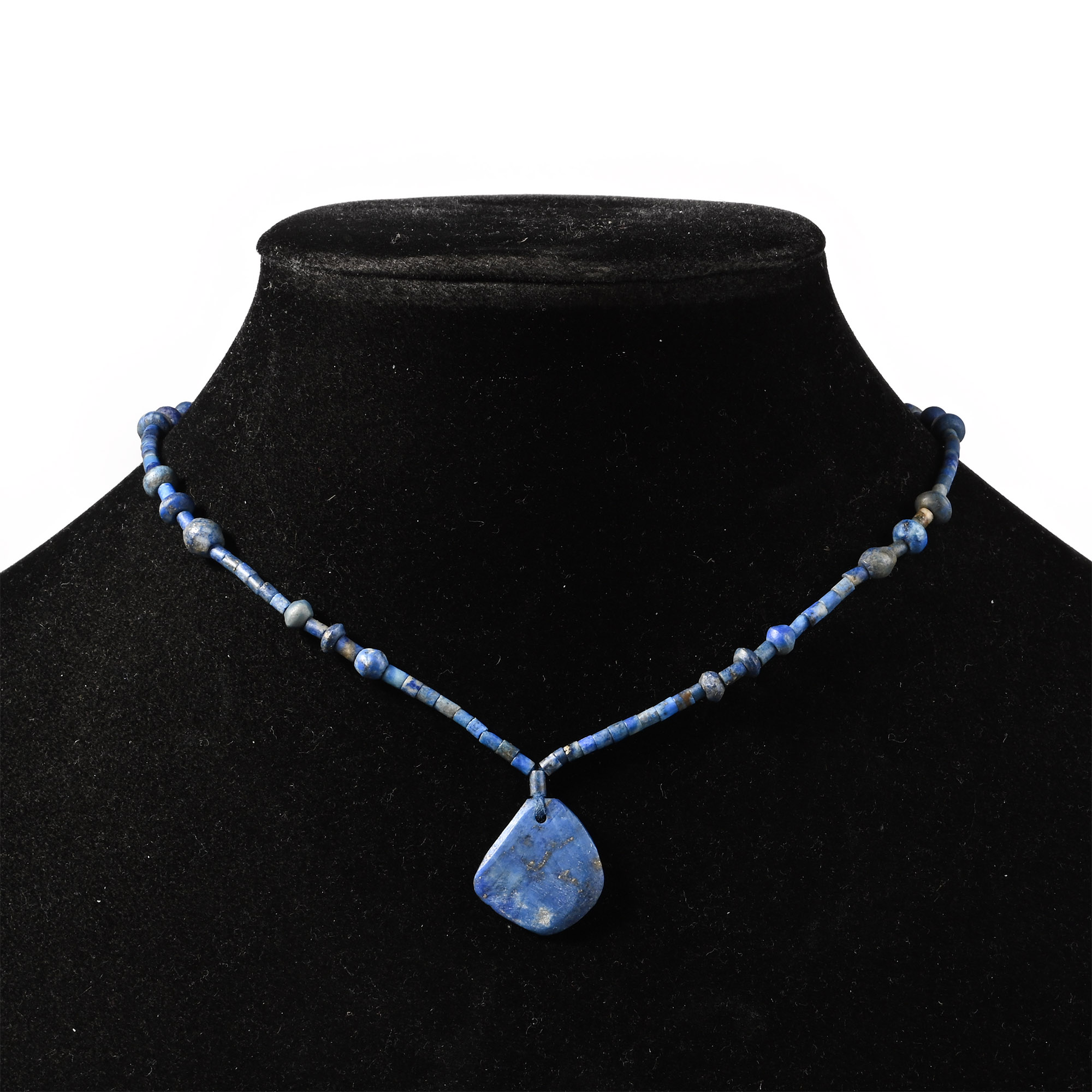 Bactrian Style Lapis Lazuli Bead Necklace String