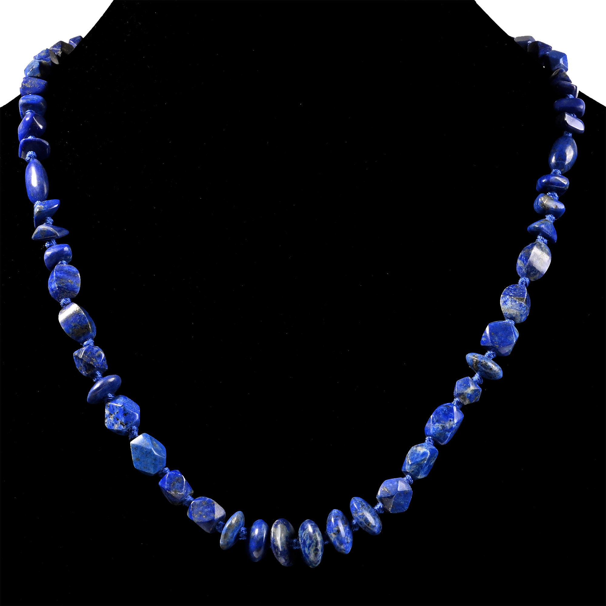 Bactrian Style Lapis Lazuli Bead Necklace