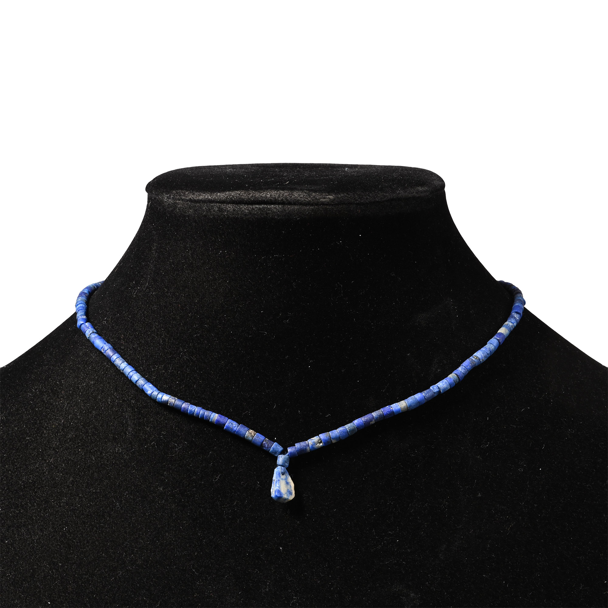 Bactrian Style Lapis Lazuli Bead Necklace String