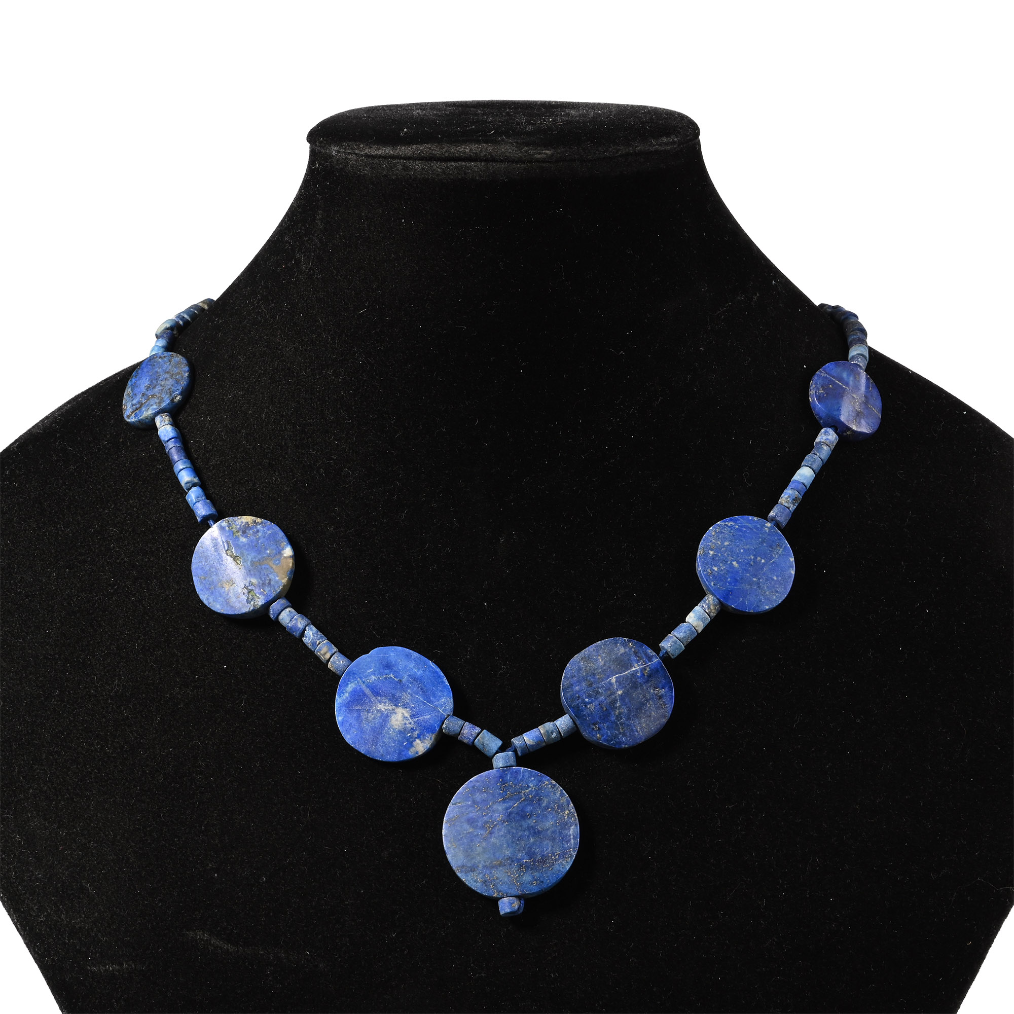Bactrian Style Lapis Lazuli Bead Necklace String